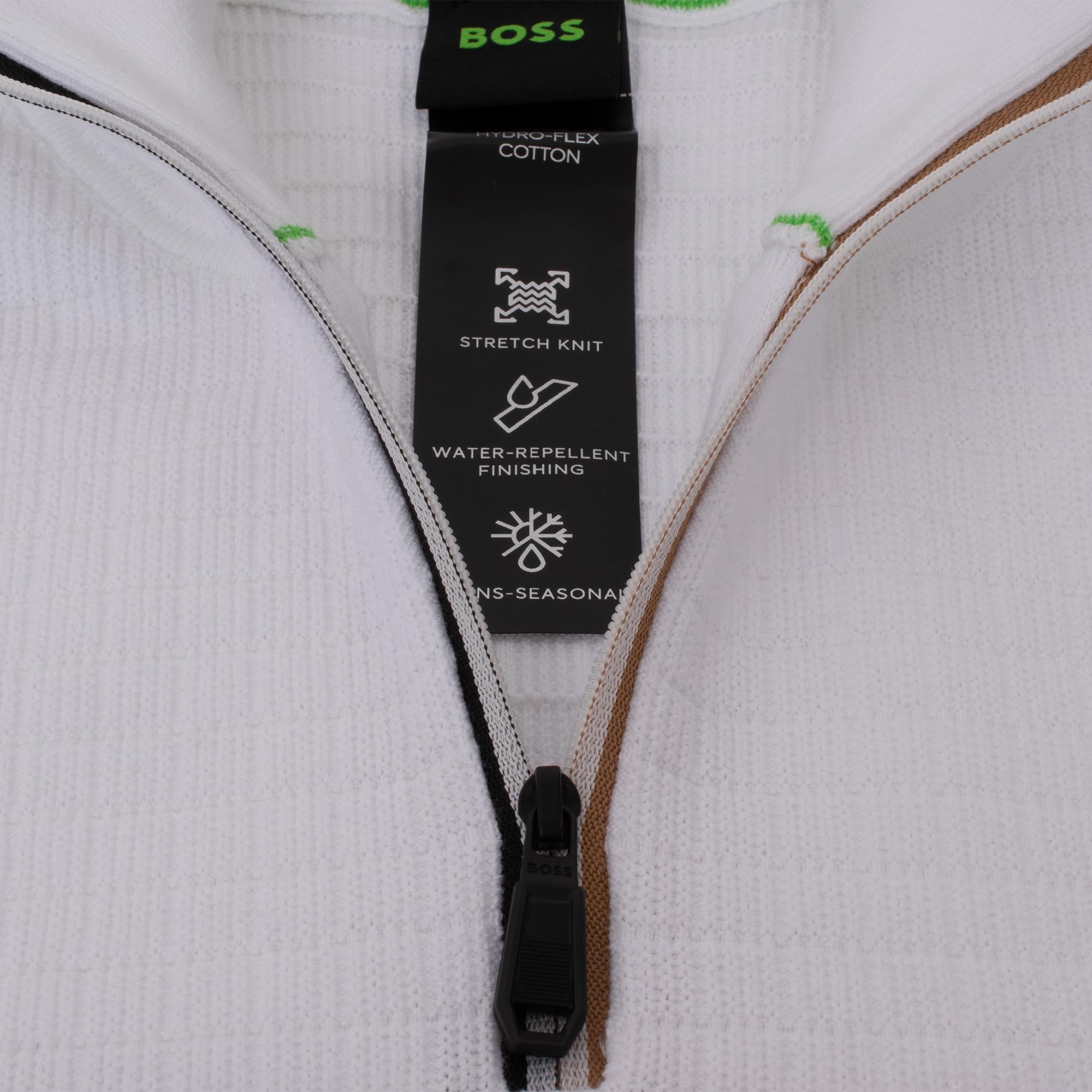 Boss K_Hydro QZ-1 Mens Sweater White