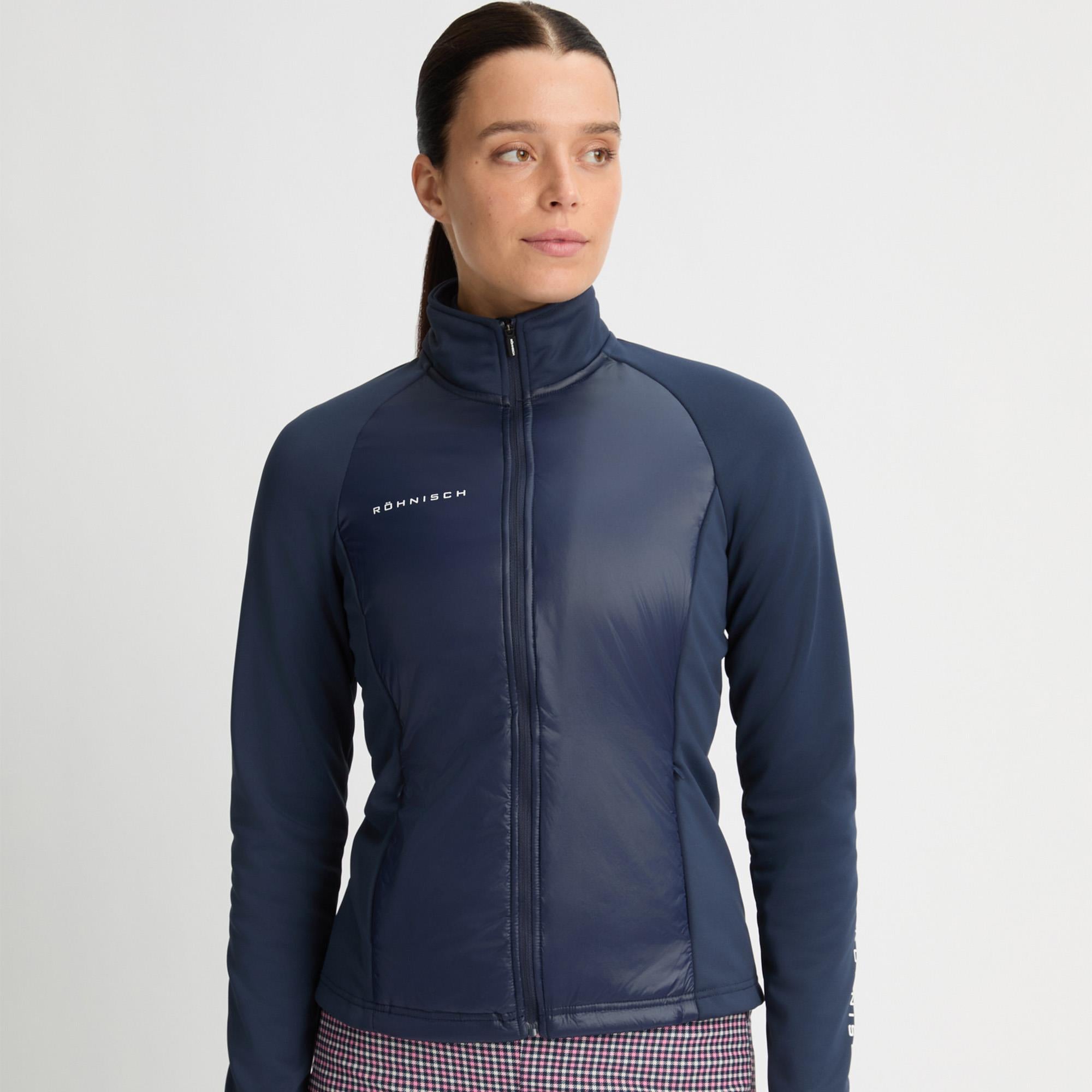 Rohnisch Fiona Ladies Hybrid Golf Jacket Navy
