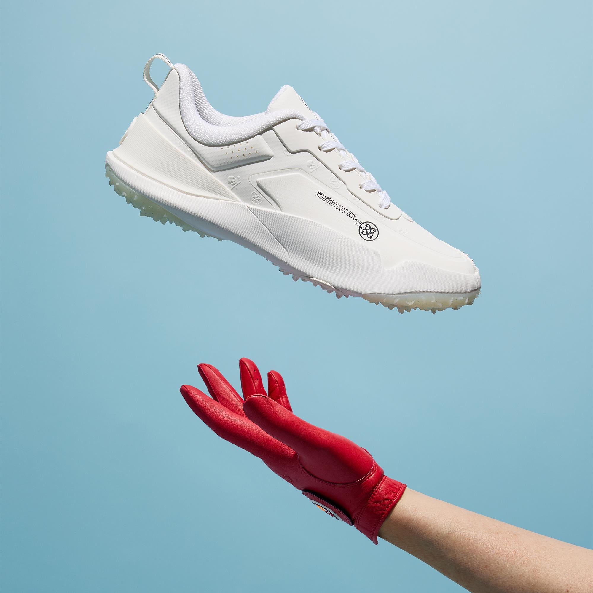 G/FORE G/18 Embossed Skull & Tees Mens Golf Shoes Snow