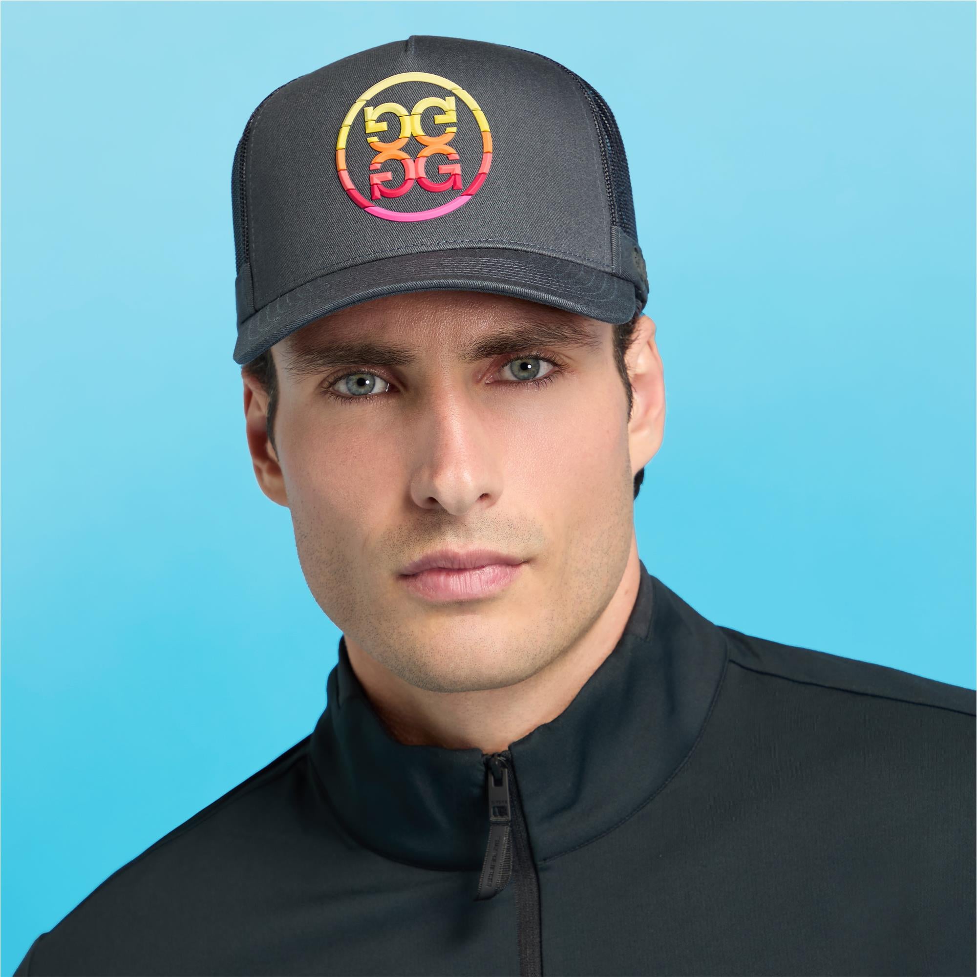 G/FORE Gradient Circle G's Trucker Cap Charcoal