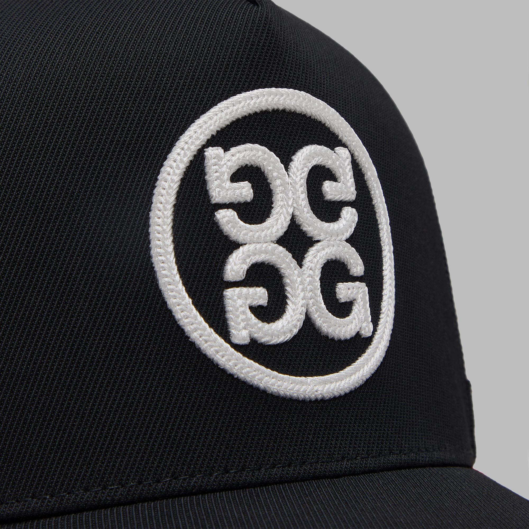 G/FORE Soutache Tall Stretch Twill Trucker Cap Onyx