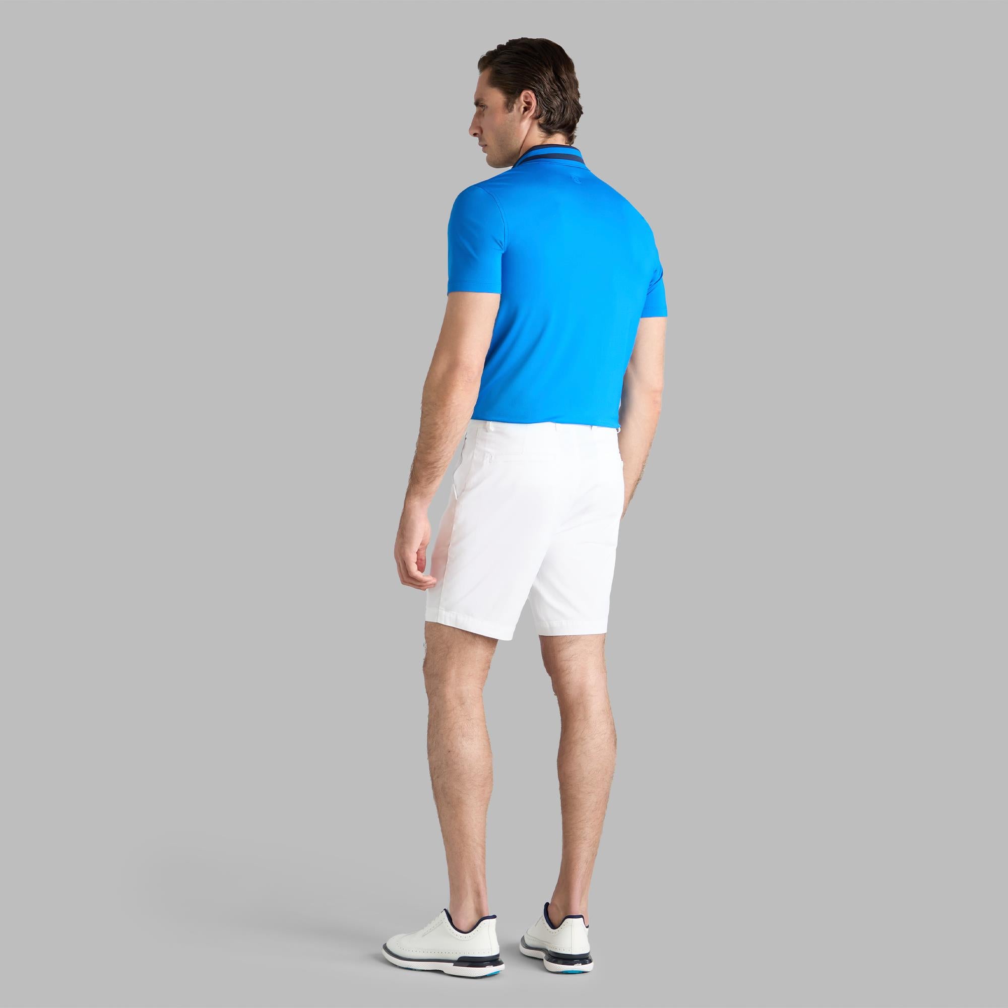 G/FORE Embroidered Tech Jersey Mens Polo Shirt Lisbon