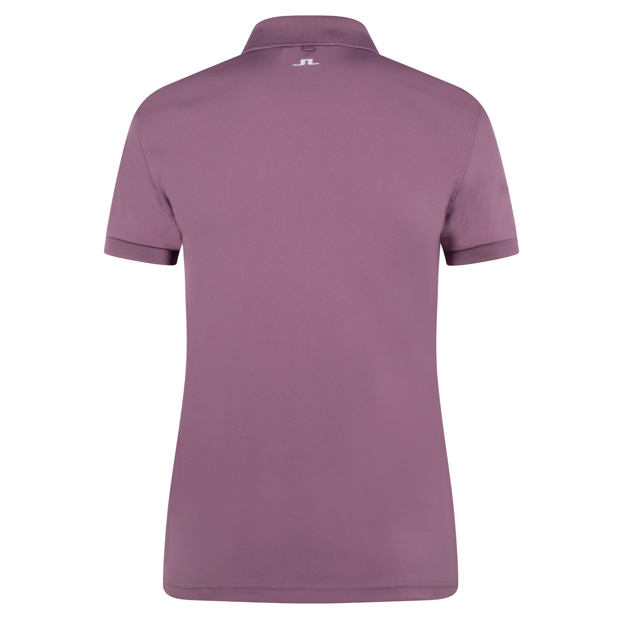 J Lindeberg Tour Tech Ladies Golf Polo Shirt Very Grape