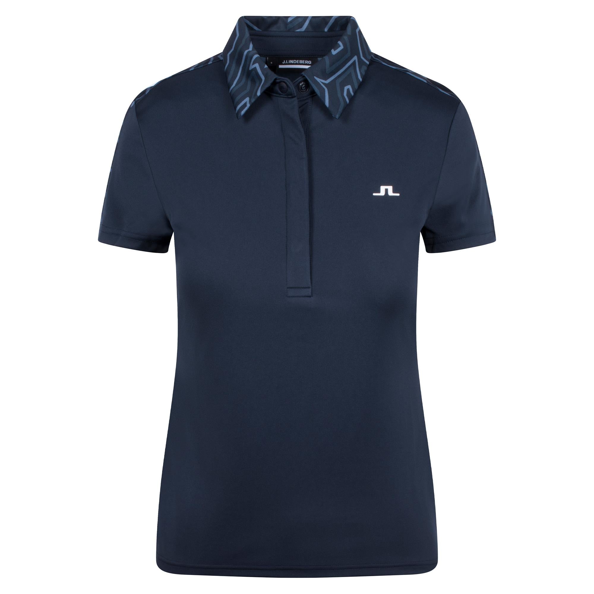 J Lindeberg Cara Ladies Golf Polo Shirt Navy
