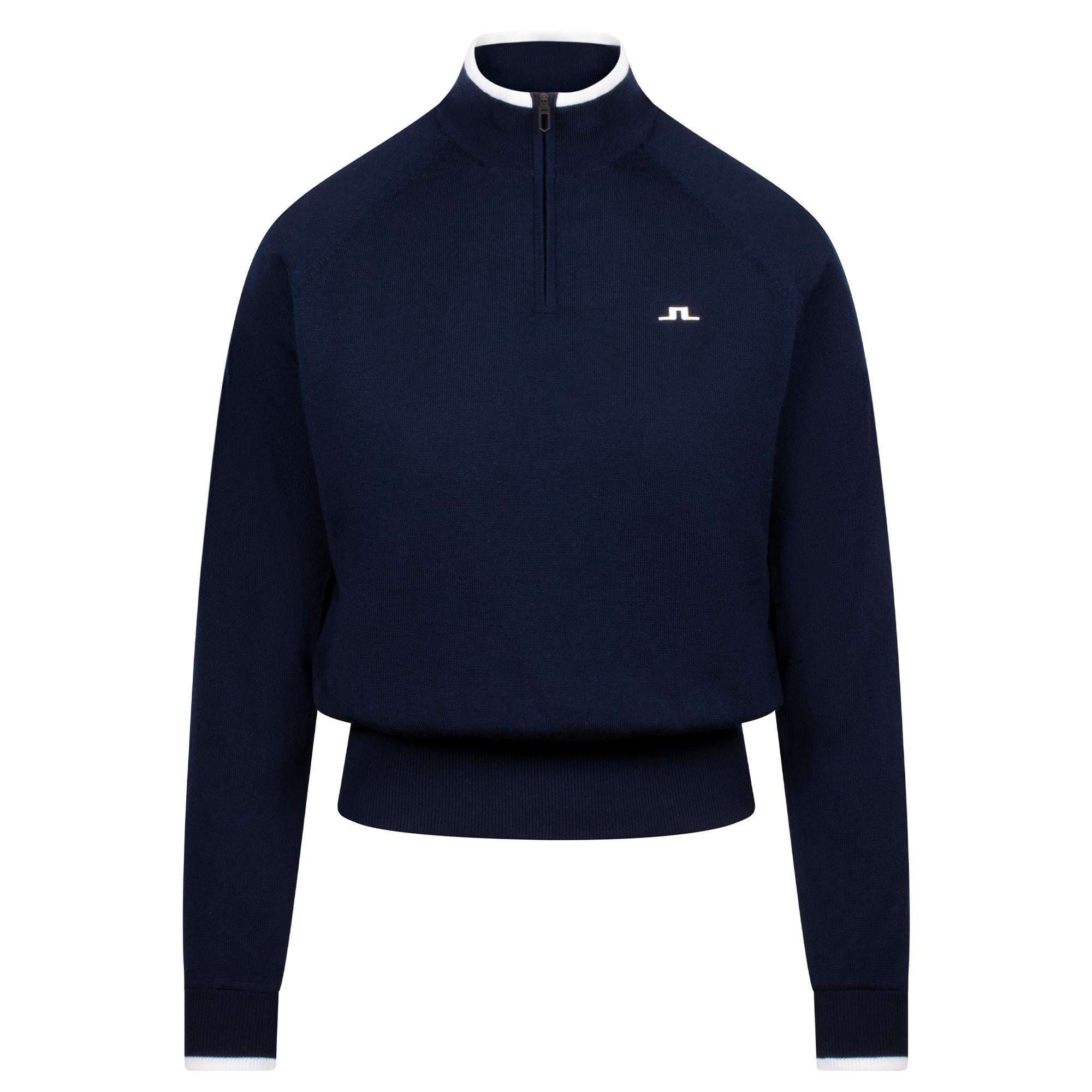 J Lindeberg Ruth Windbreaker Ladies Golf Sweater Navy