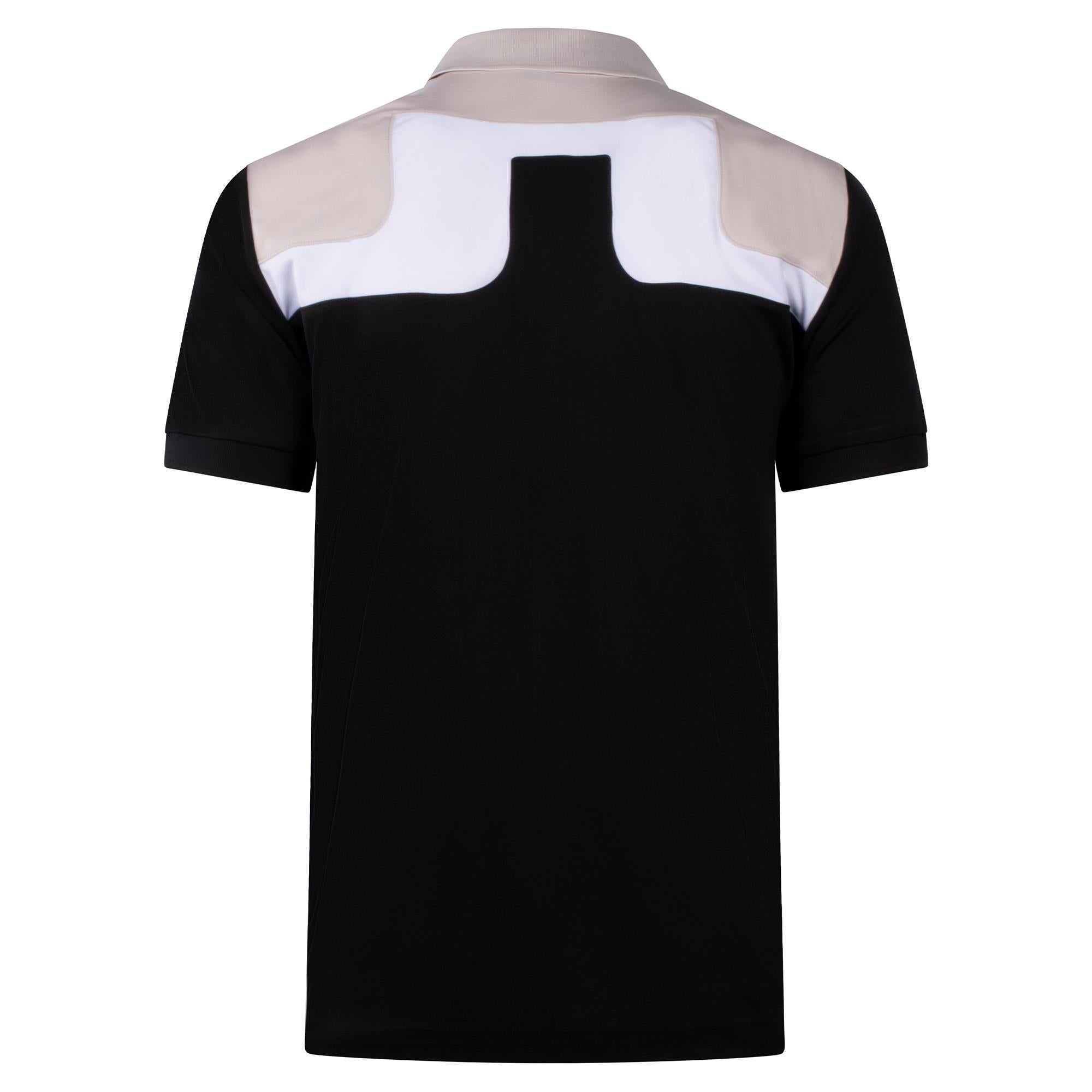 J Lindeberg Jeff Mens Golf Polo Shirt Black