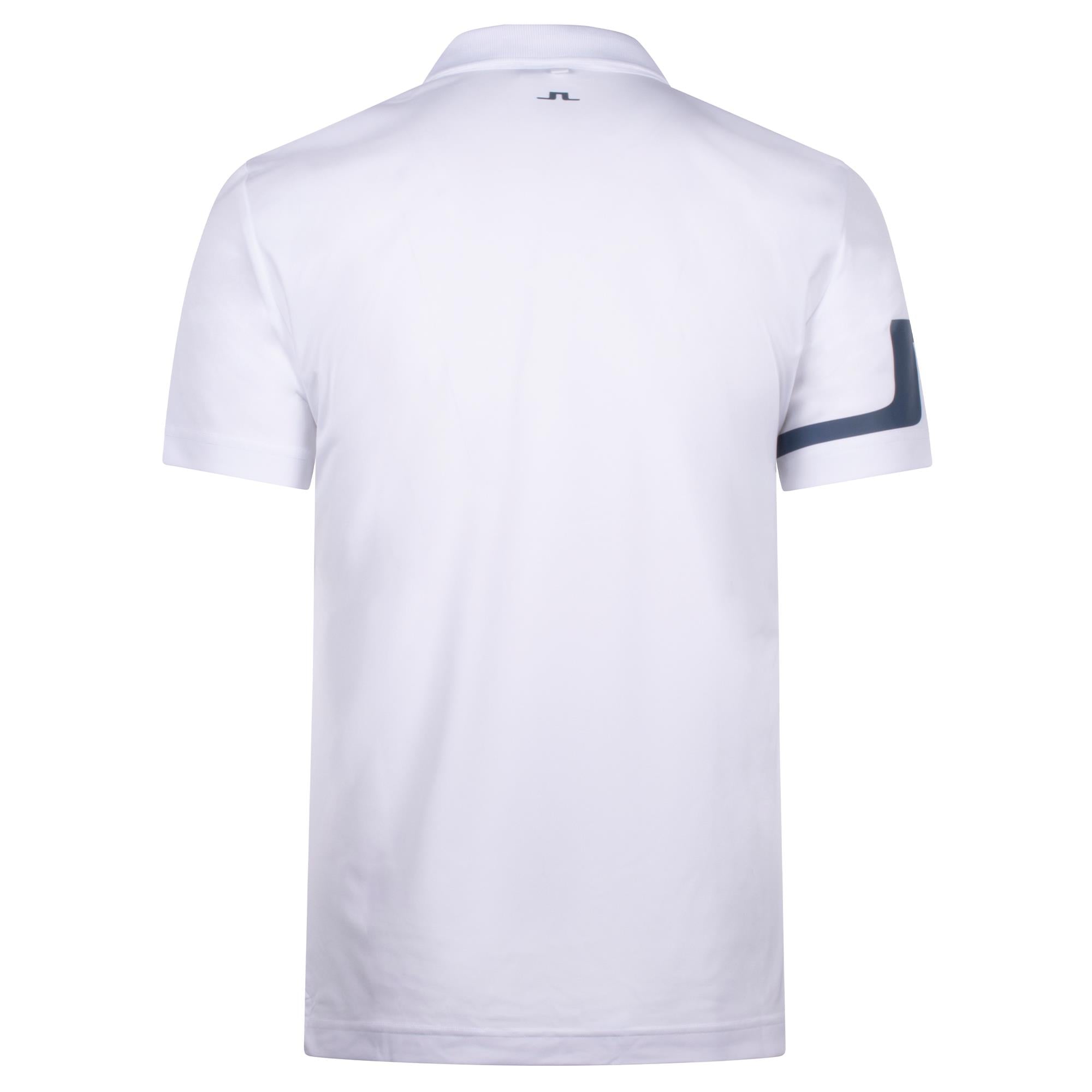 J Lindeberg Heath Mens Polo Shirt White