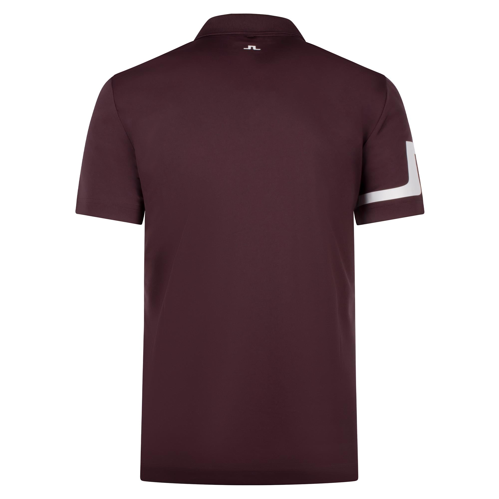 J Lindeberg Heath Mens Polo Shirt Huckleberry