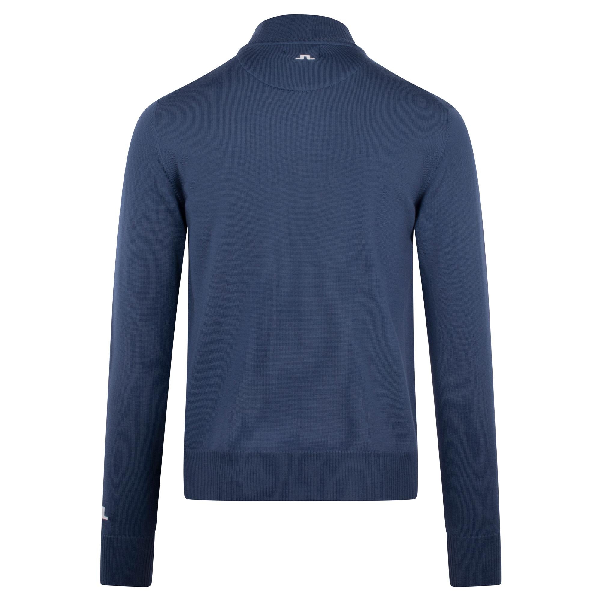 J Lindeberg Kian Tour Merino Sweater Vintage Indigo