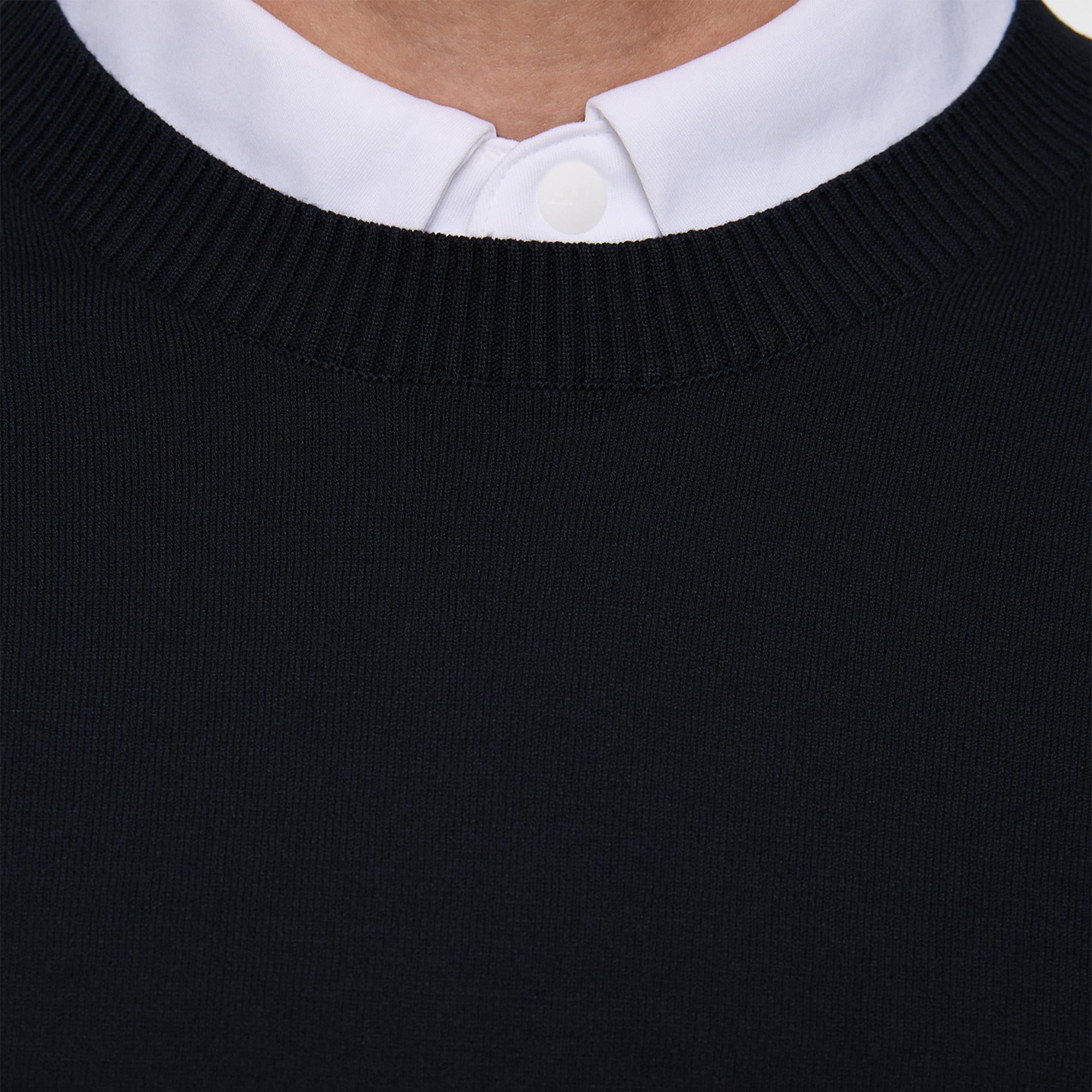 J Lindeberg Heath Knitted Mens Golf Sweater Navy