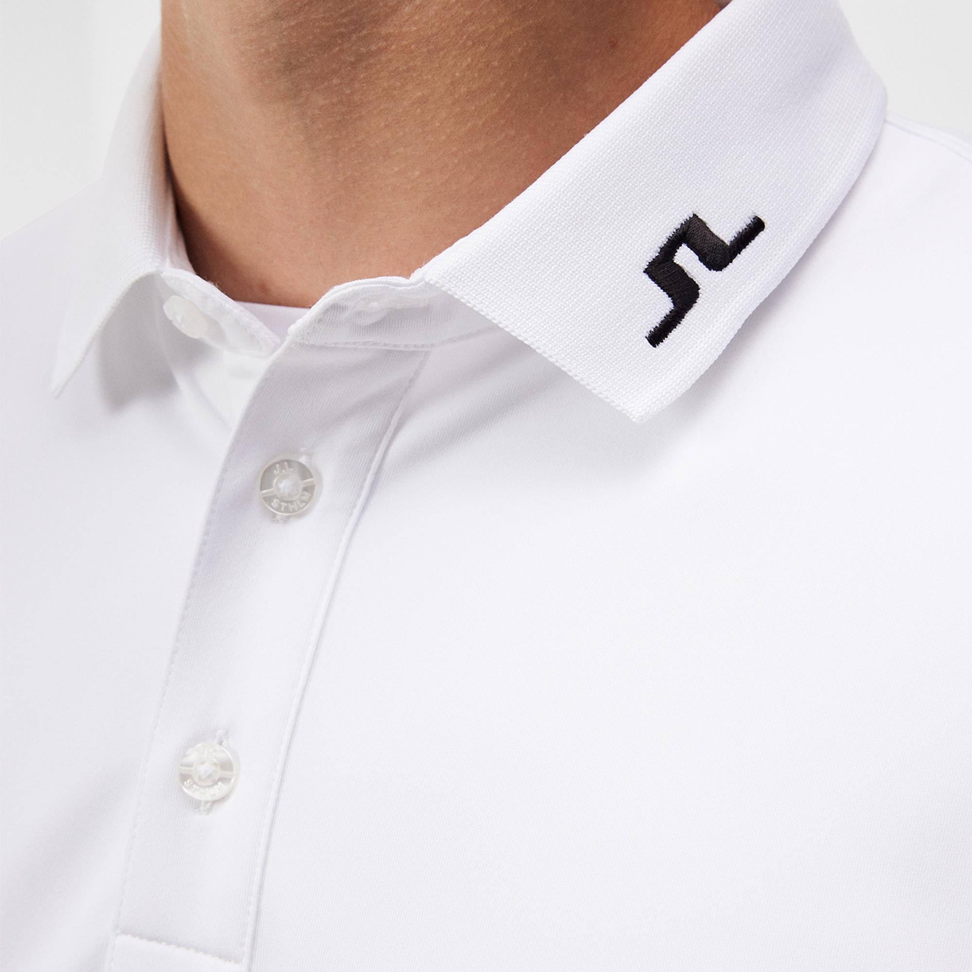 J Lindeberg KV Regular Fit Mens Golf Polo Shirt White