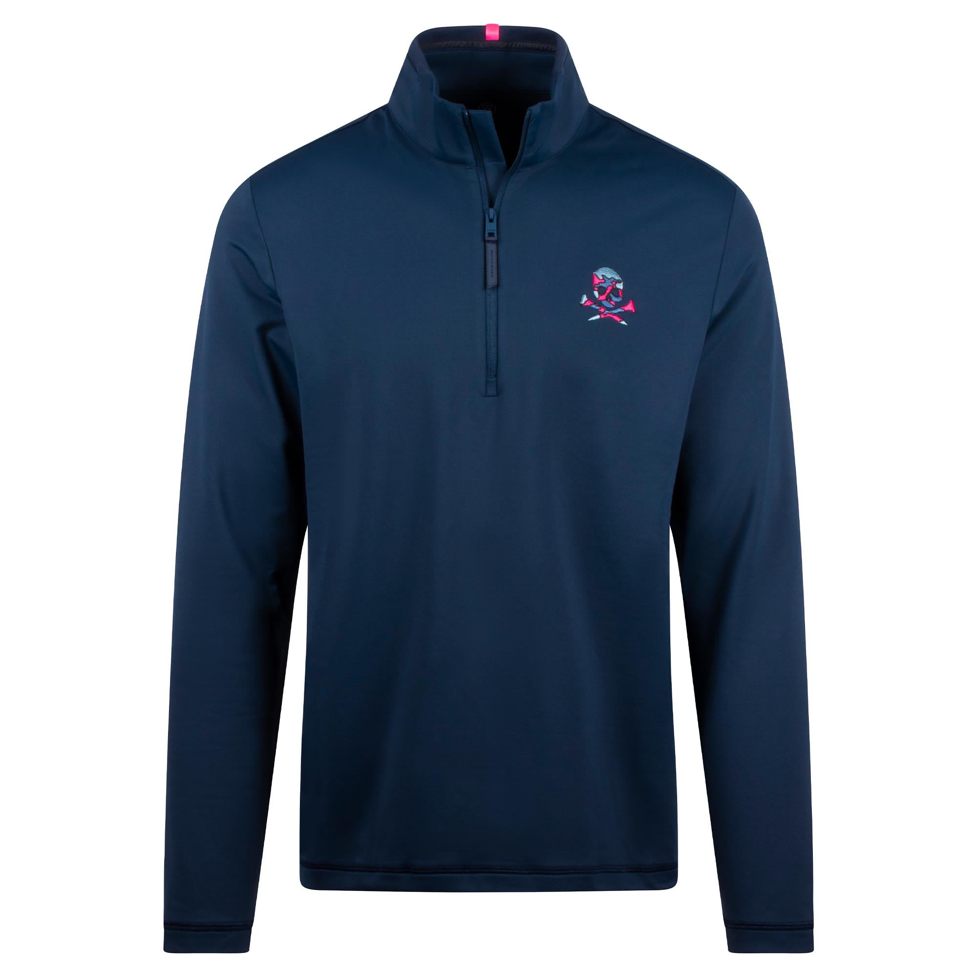 G/FORE Lightweight French Terry Mens Golf Mid Layer Twilight