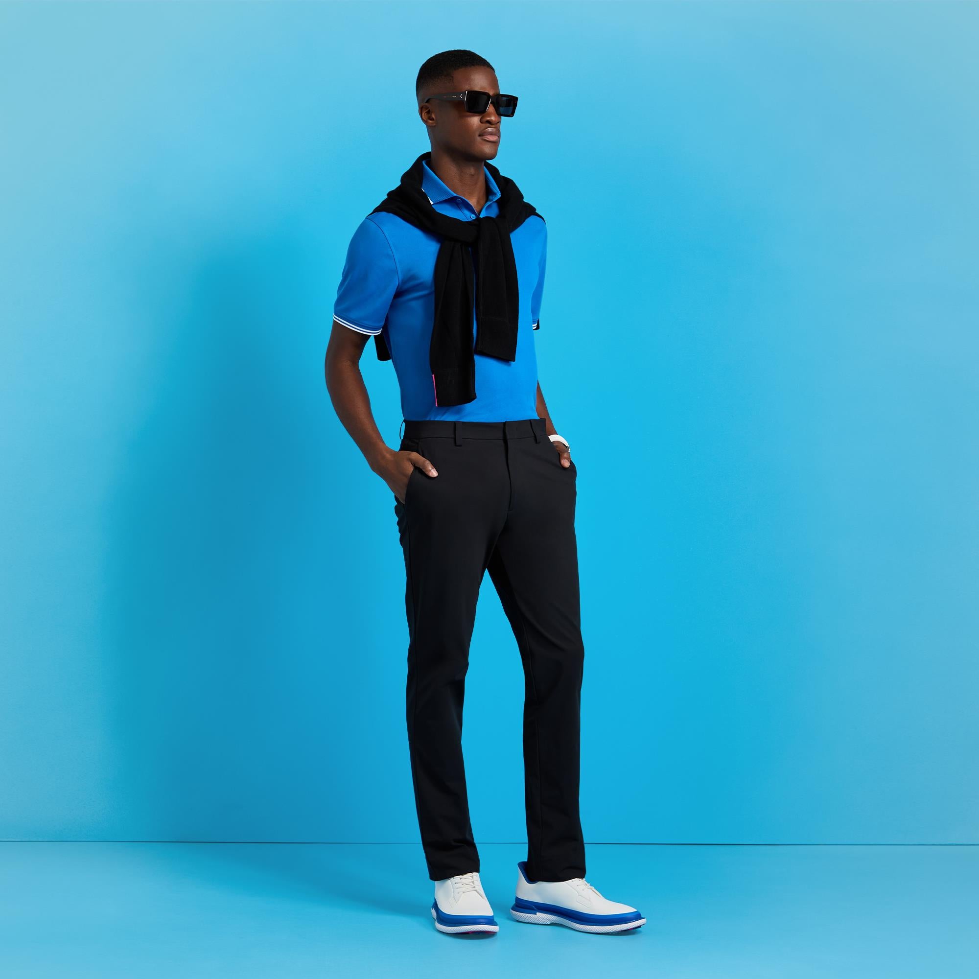 G/FORE Tux Perfomance Pique Mens Polo Shirt Lisbon