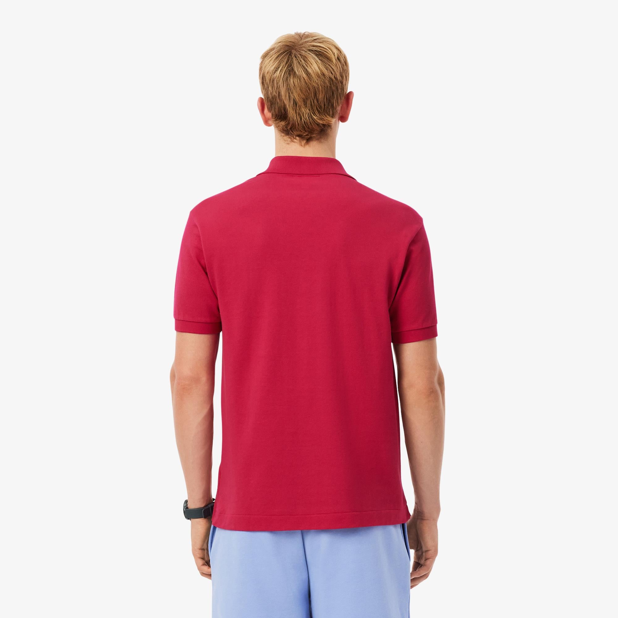Mens Lacoste L1212 Classic Fit Polo Shirt Bigarreau Cherry