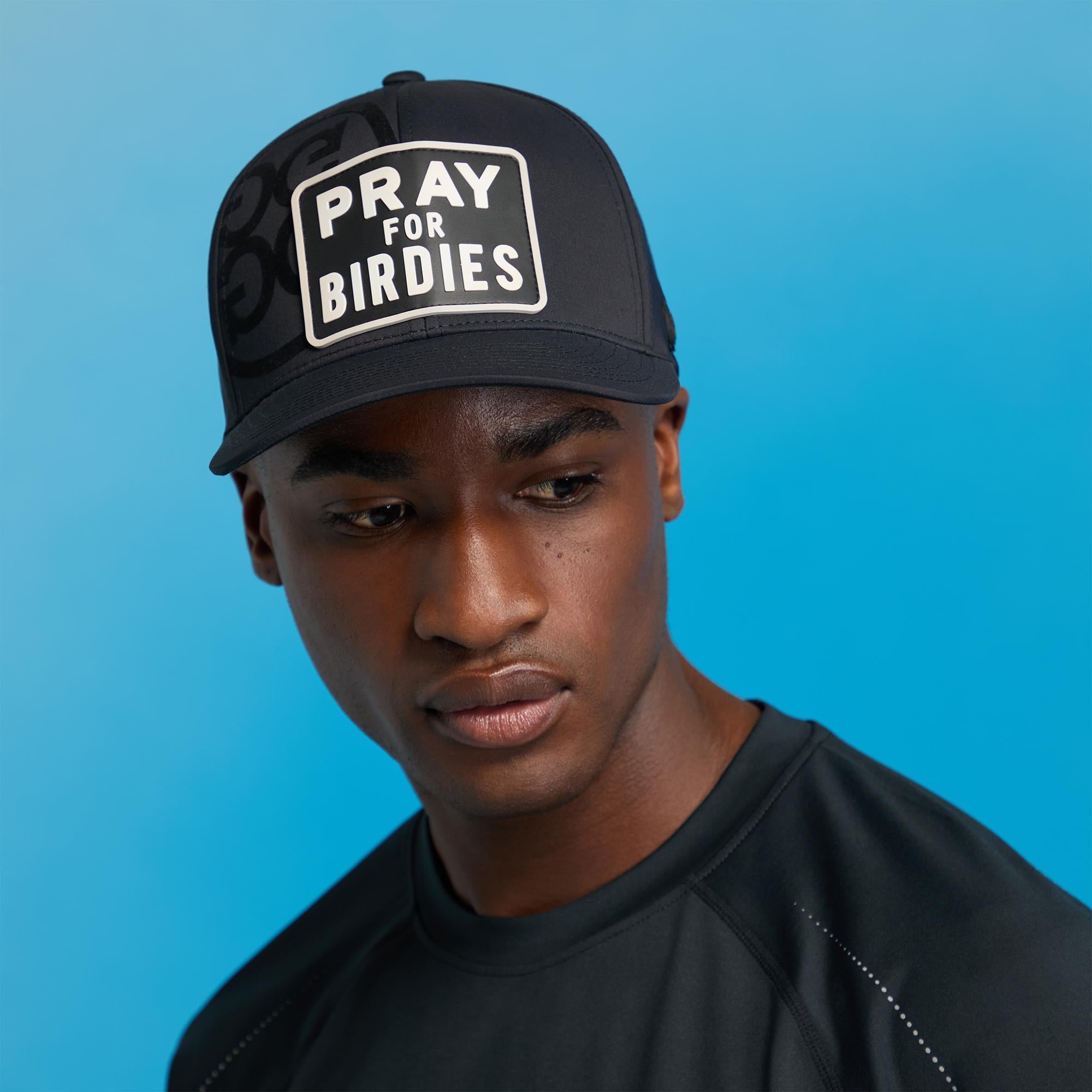 G/FORE Pray For Birdies Perforated Delta Snapback Onyx