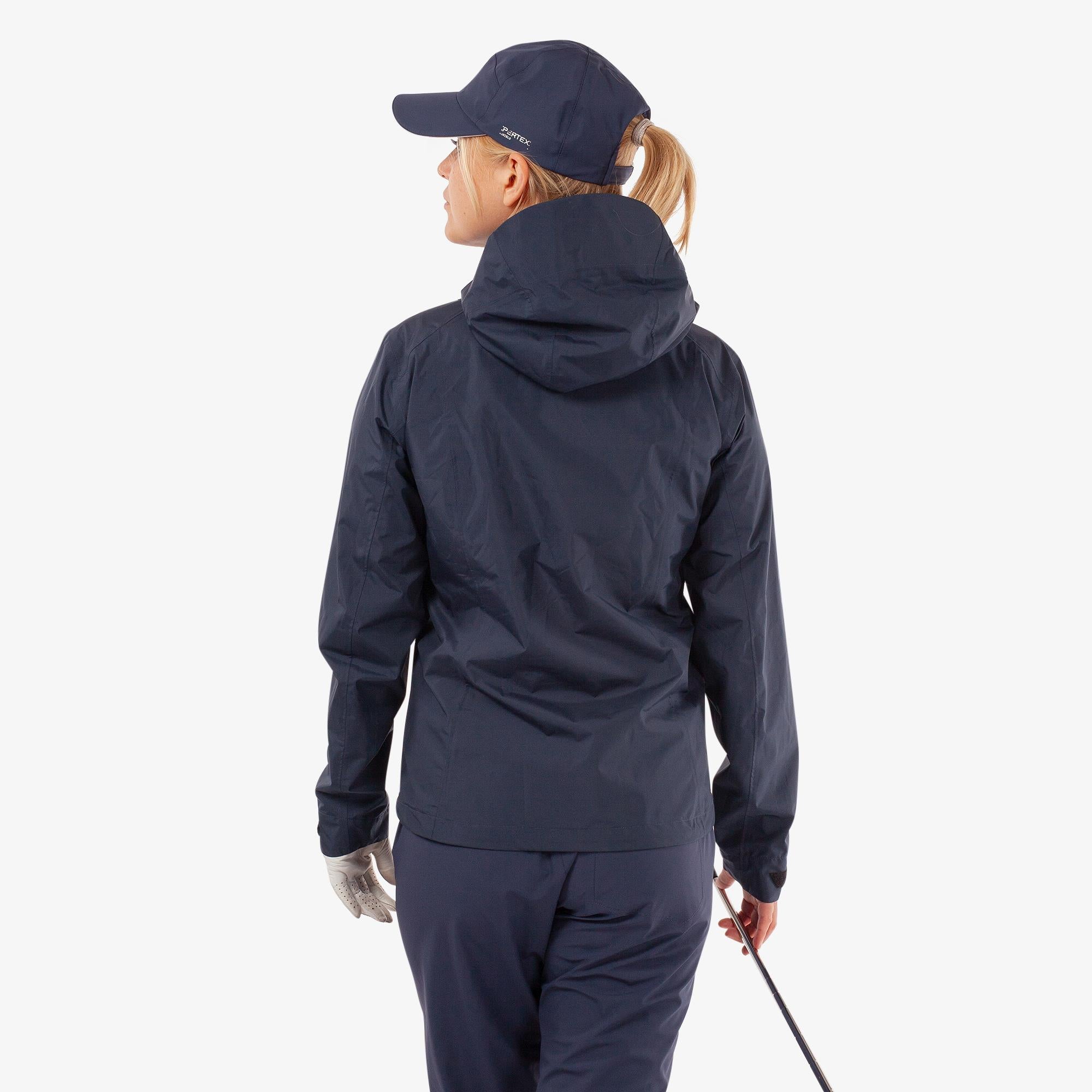 Galvin Green Andrea Dryvr Pertex Ladies Waterproof Golf Jacket Navy