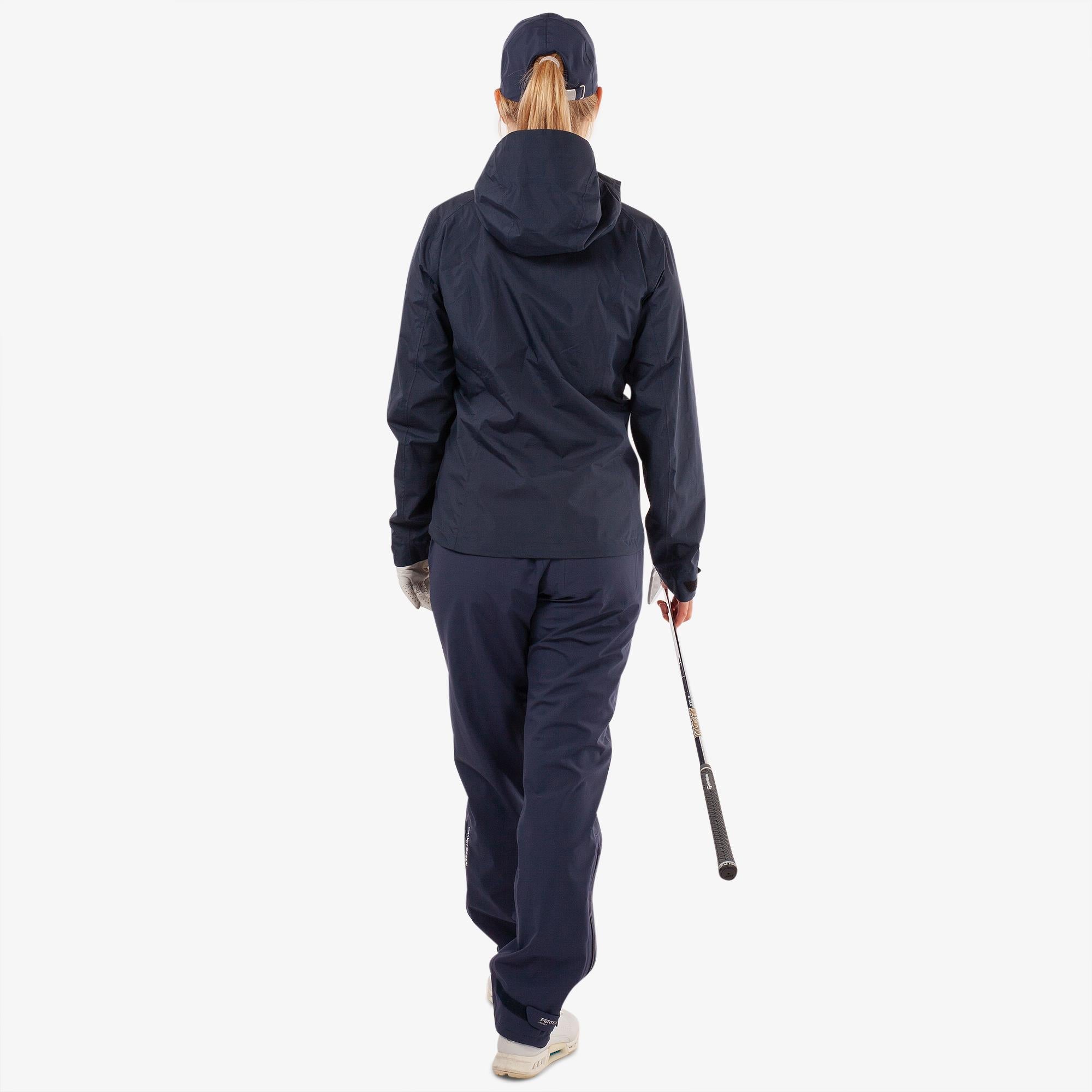 Galvin Green Andrea Dryvr Pertex Ladies Waterproof Golf Jacket Navy