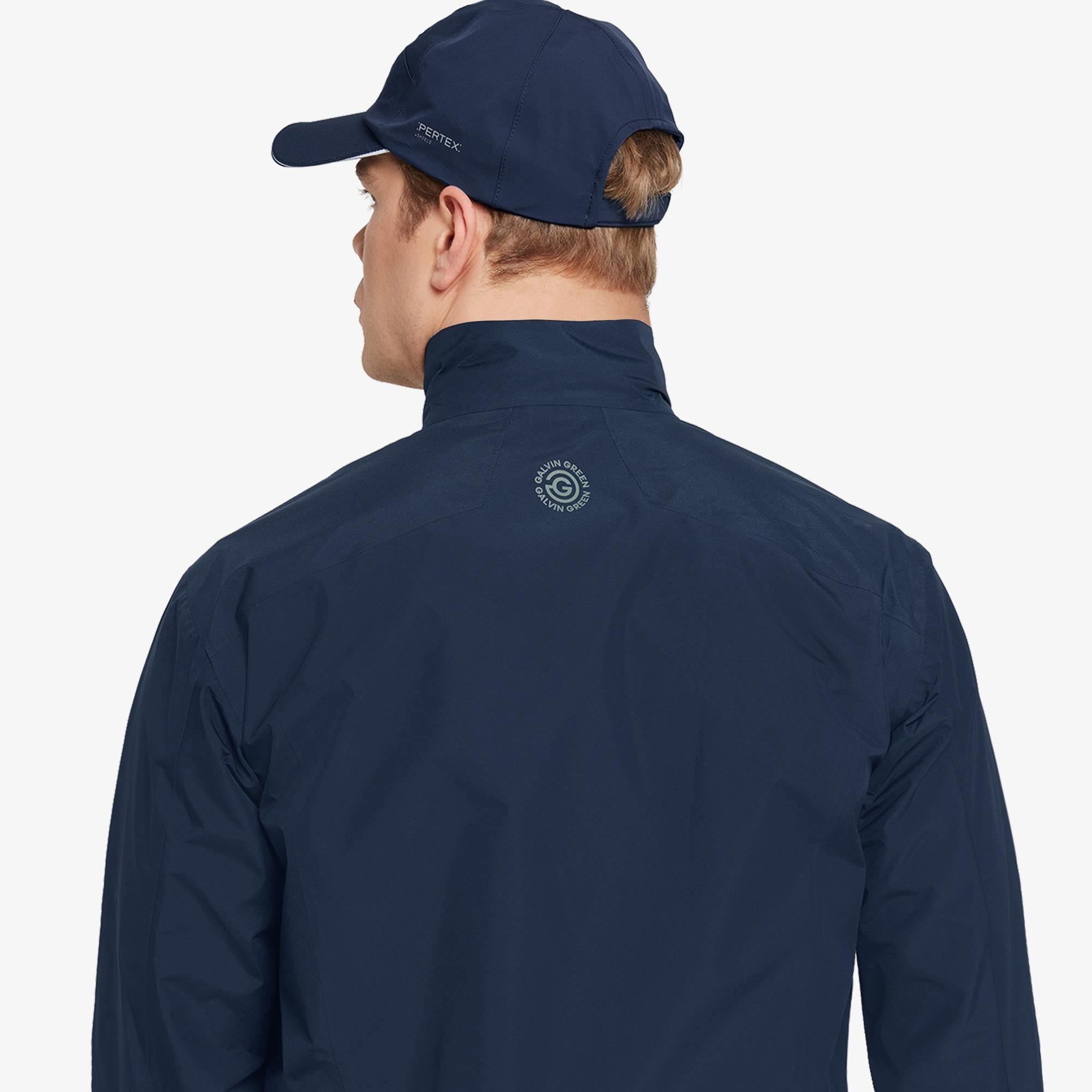Galvin Green Aston Dryvr Gore-Tex Mens Waterproof Golf Jacket Navy
