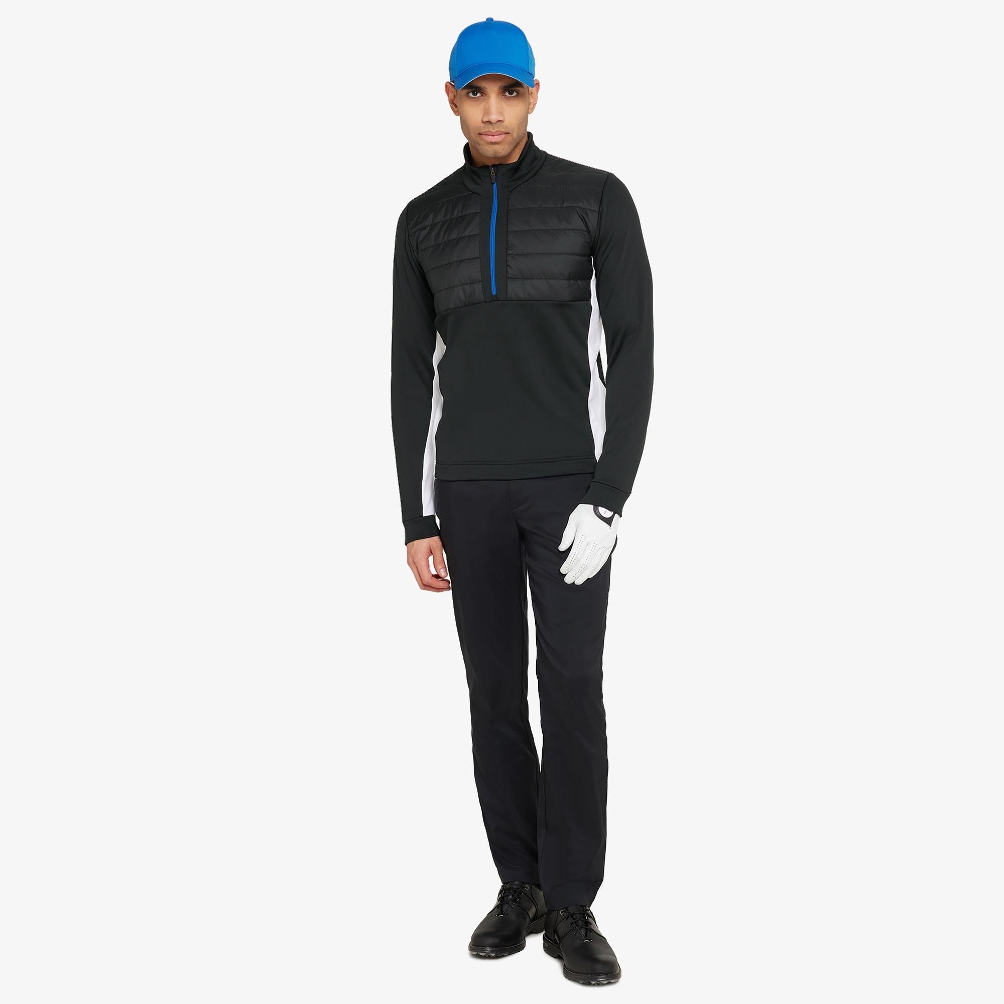 Galvin Green Dalton Insula Mens Golf Mid Layer Black/Royal Blue