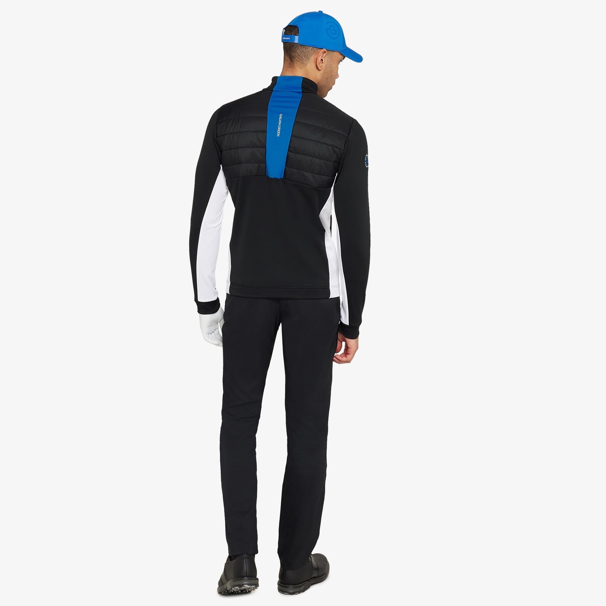 Galvin Green Dalton Insula Mens Golf Mid Layer Black/Royal Blue