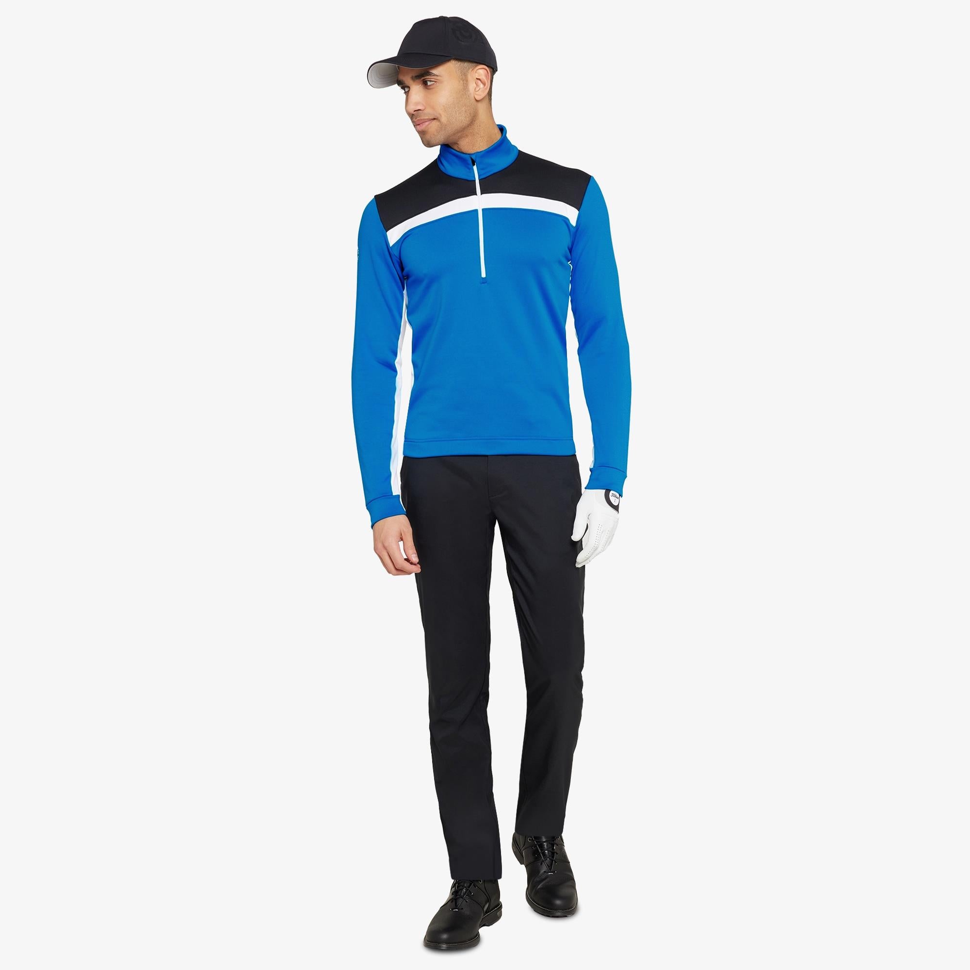 Galvin Green Dean Insula Mens Golf Mid Layer Royal Blue/Black