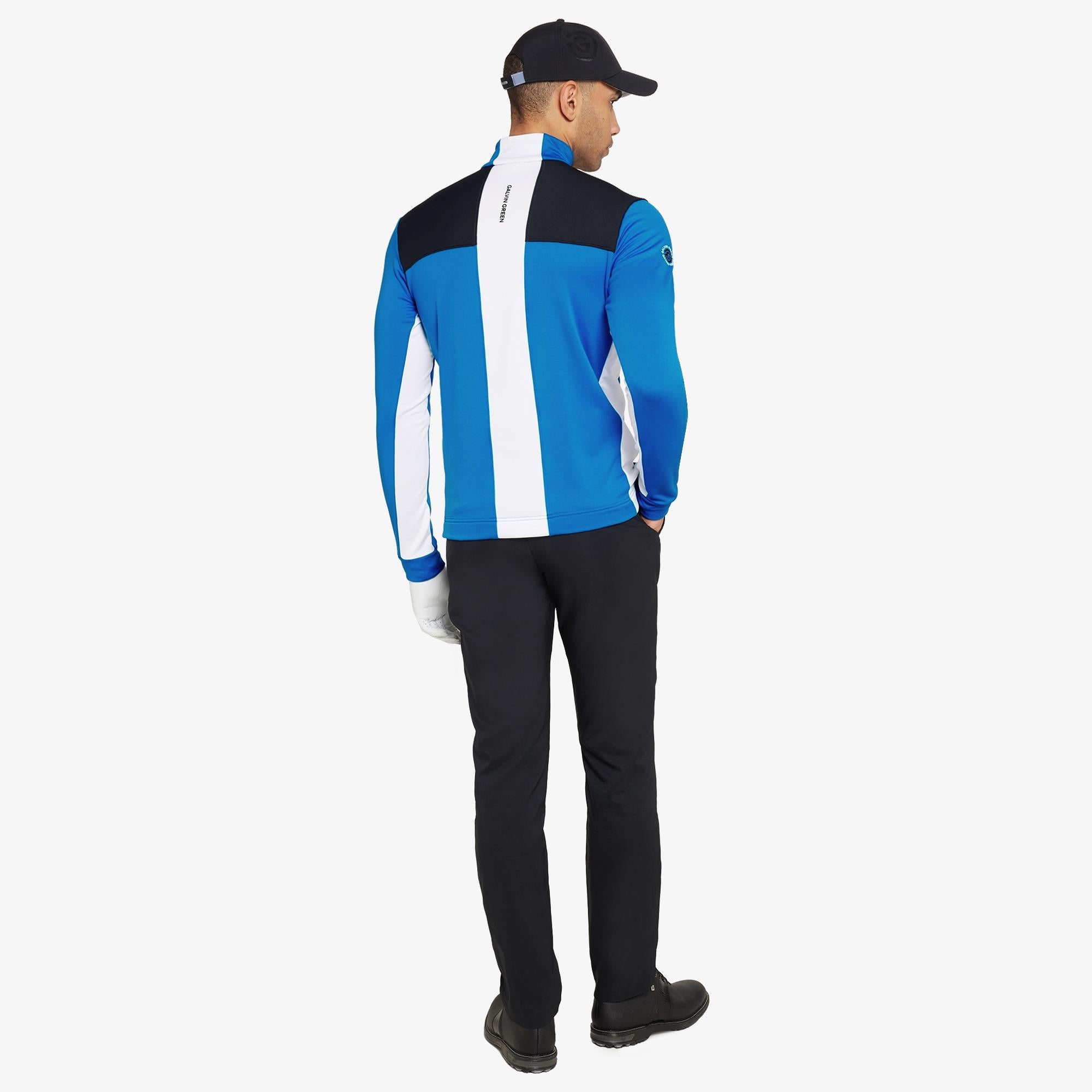 Galvin Green Dean Insula Mens Golf Mid Layer Royal Blue/Black
