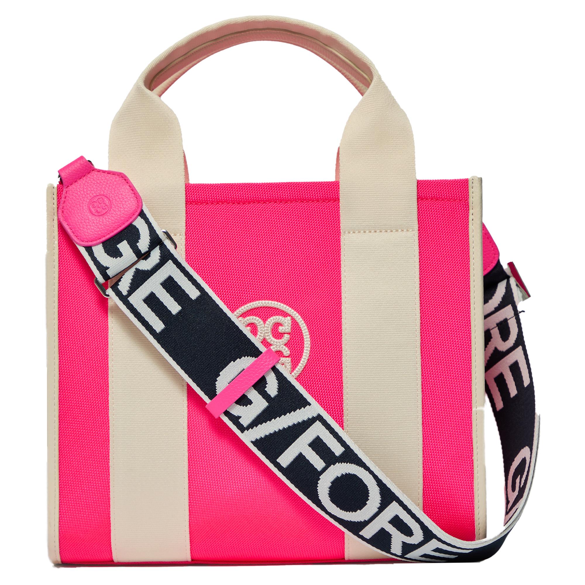 G/FORE Pray for Birdies Canvas Square Bag Knockout Pink