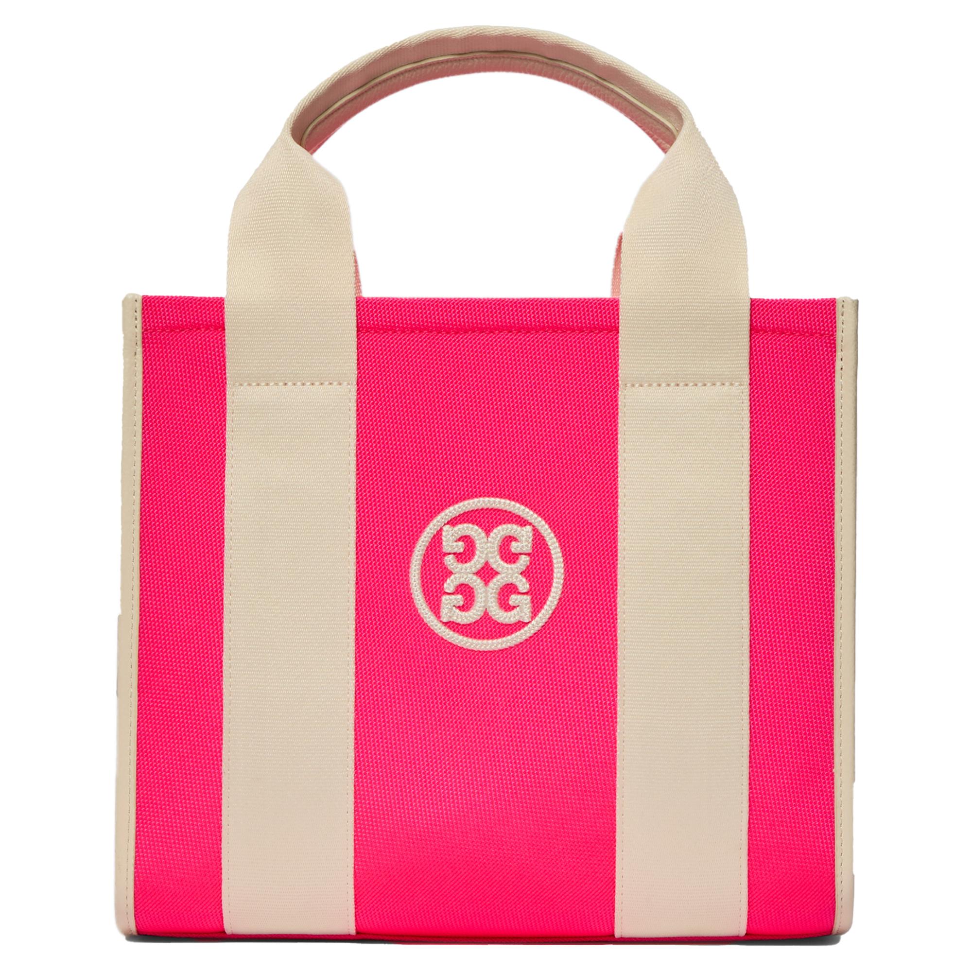 G/FORE Pray for Birdies Canvas Square Bag Knockout Pink