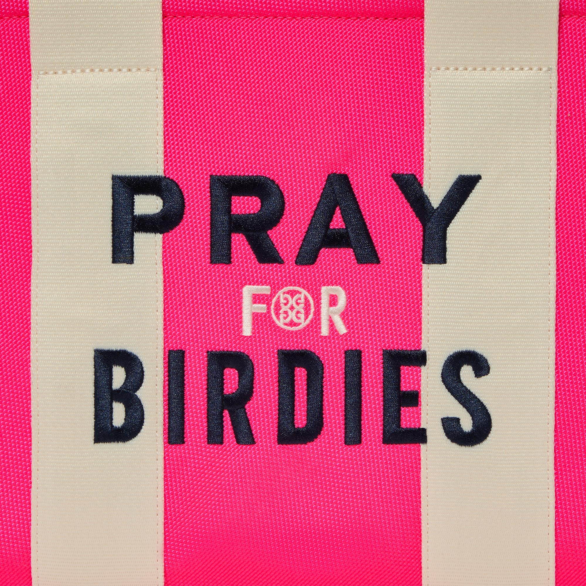 G/FORE Pray for Birdies Canvas Square Bag Knockout Pink