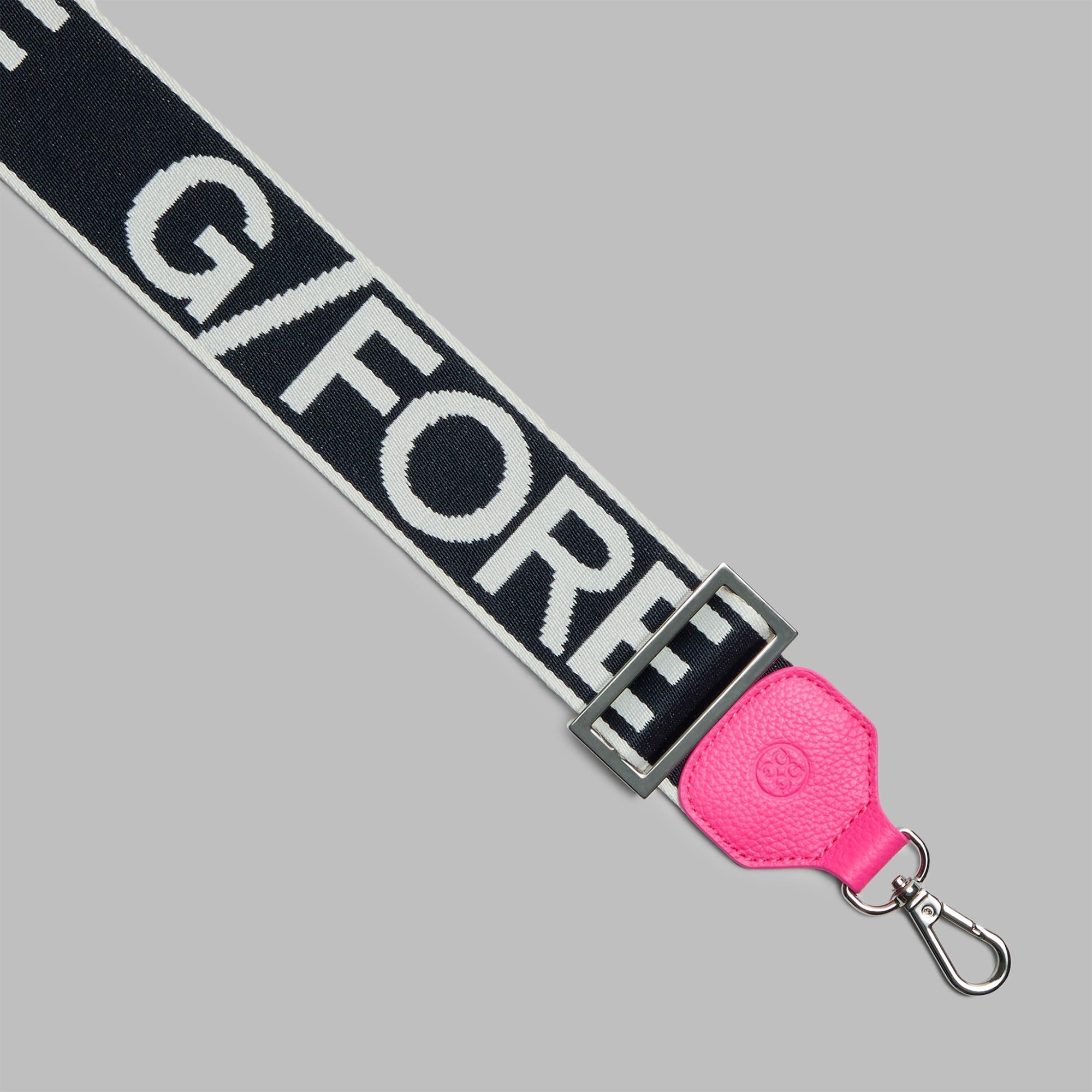 G/FORE Pray for Birdies Canvas Square Bag Knockout Pink