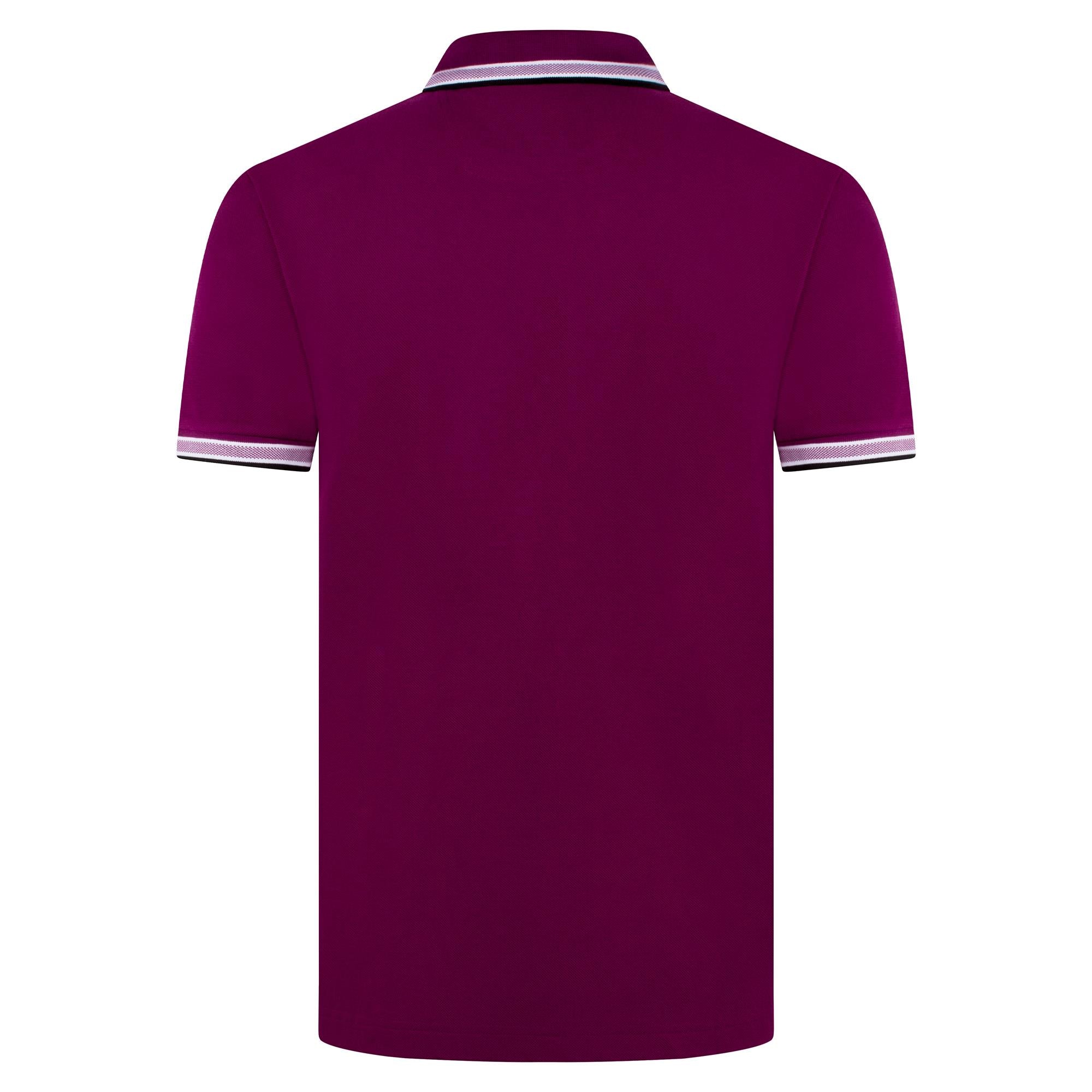 Boss Paddy Cotton Pique Mens Polo Shirt Bright Pink