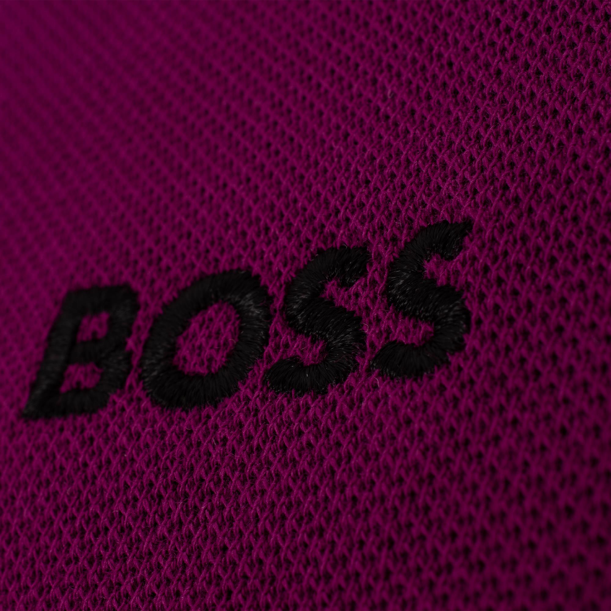 Boss Paddy Cotton Pique Mens Polo Shirt Bright Pink