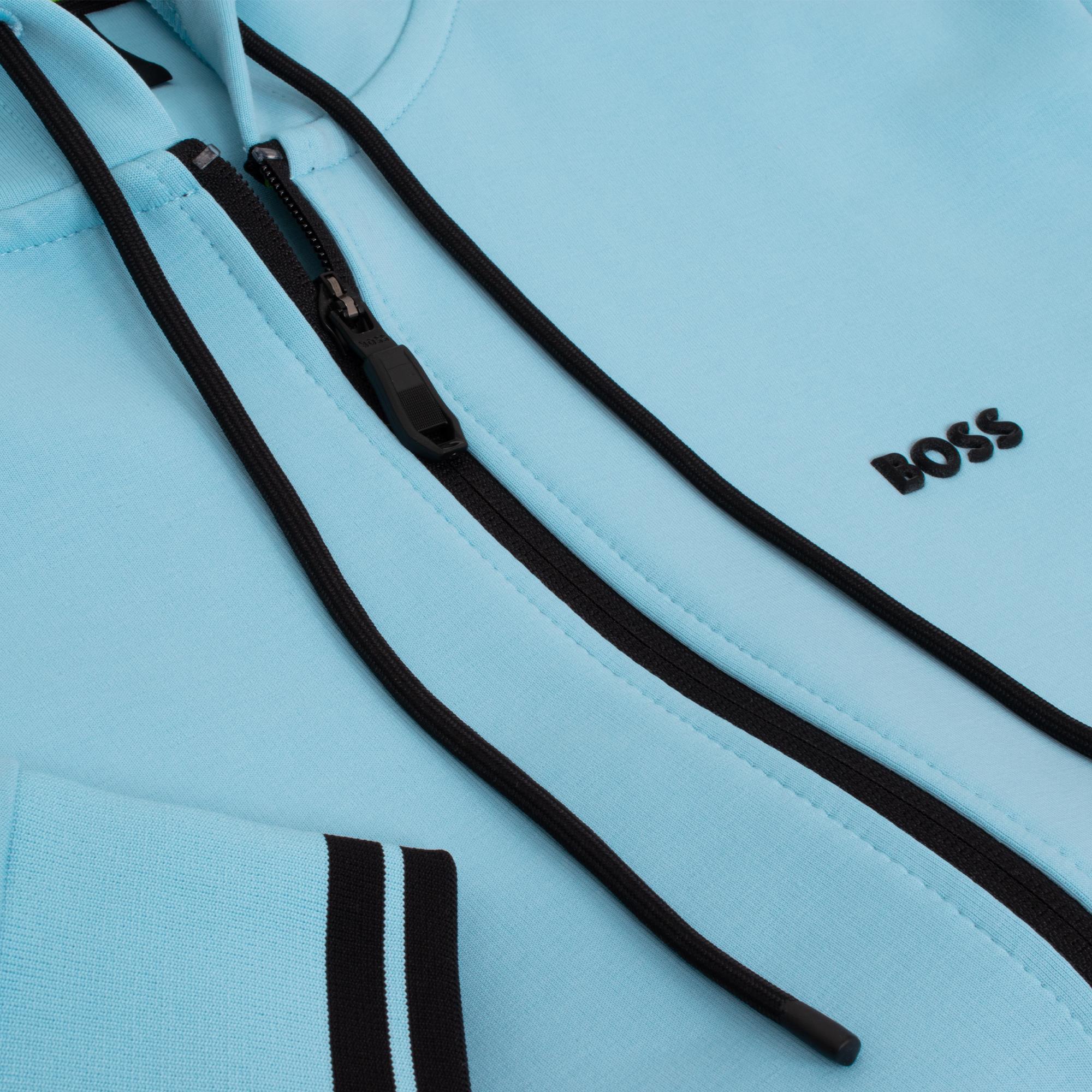 Boss FZ Hoodie Zone Mens Hoodie Light Pastel Blue