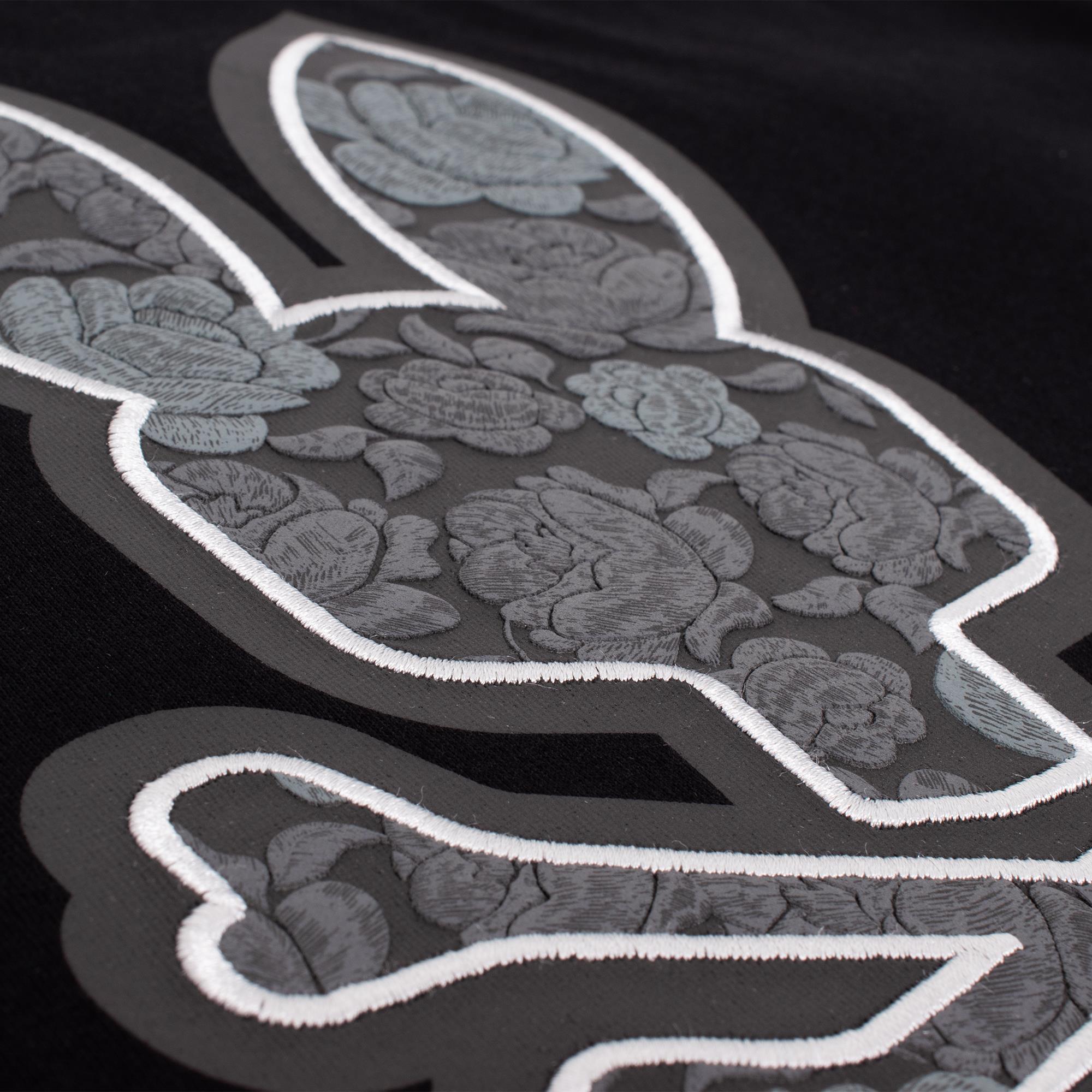 Psycho Bunny Rowen Bunny Graphic Mens T-Shirt Black