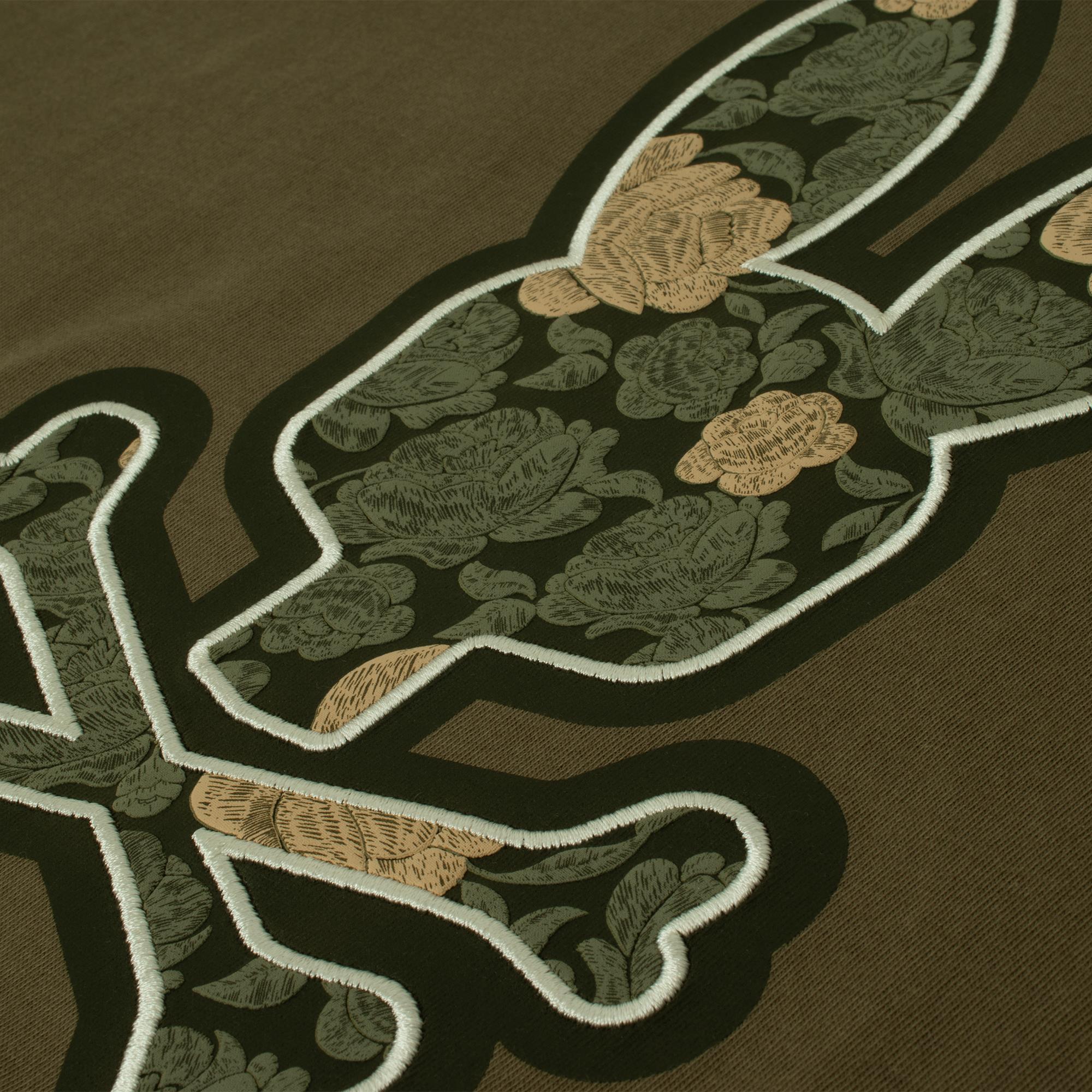 Psycho Bunny Rowen Bunny Graphic Mens T-Shirt Dusky Green