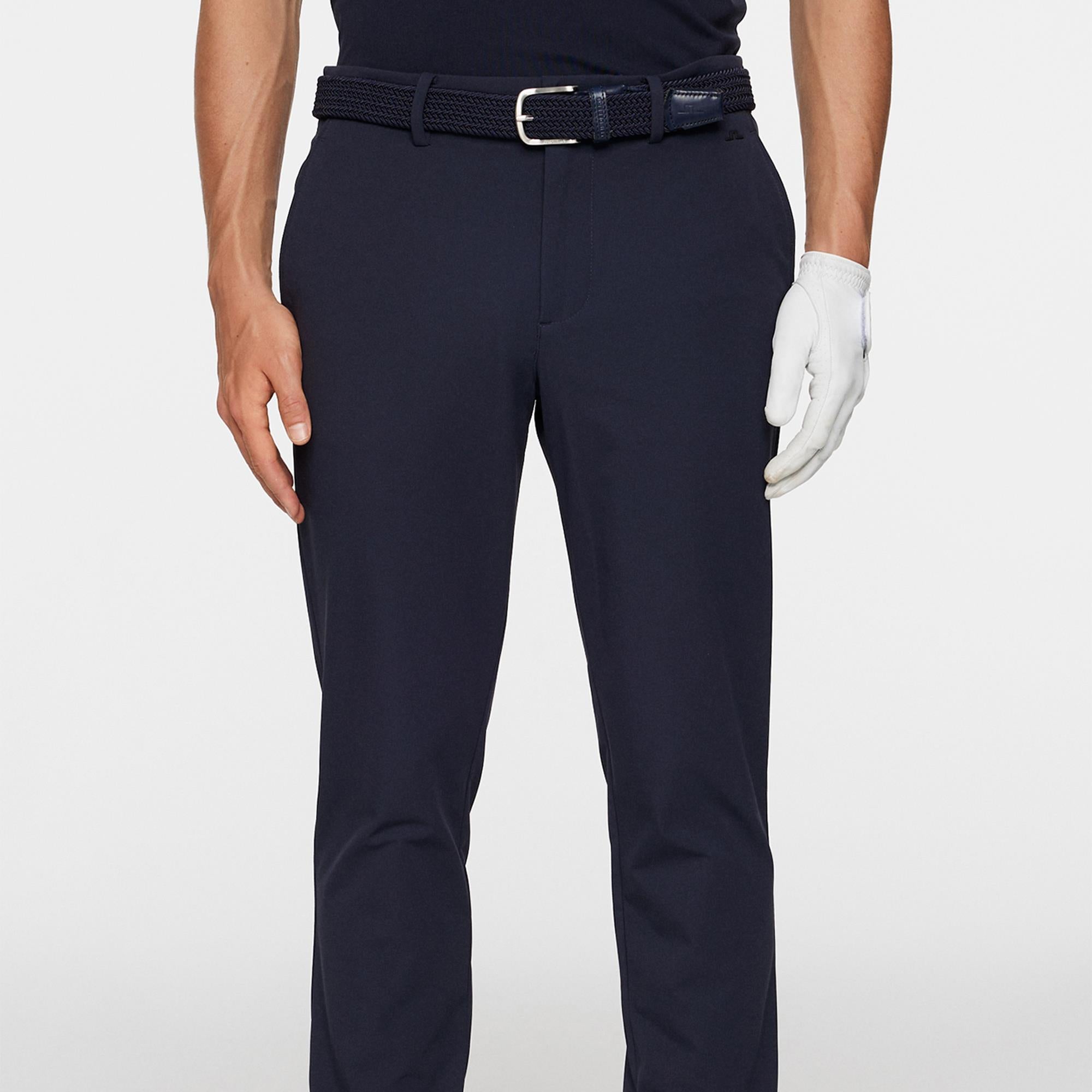 J Lindeberg Axil Fleece Twill Mens Golf Pant Navy-30/30
