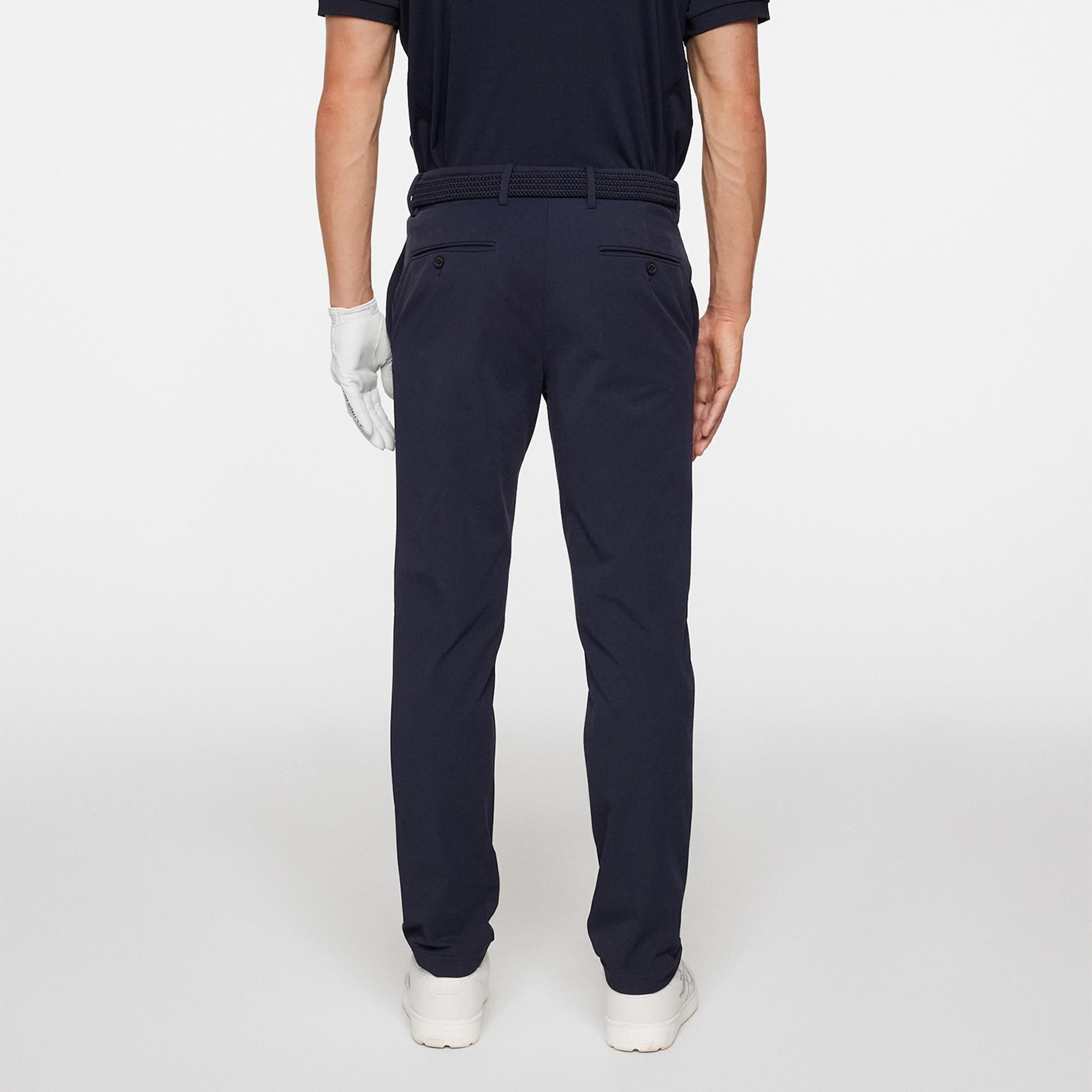 J Lindeberg Axil Fleece Twill Mens Golf Pant Navy-30/30