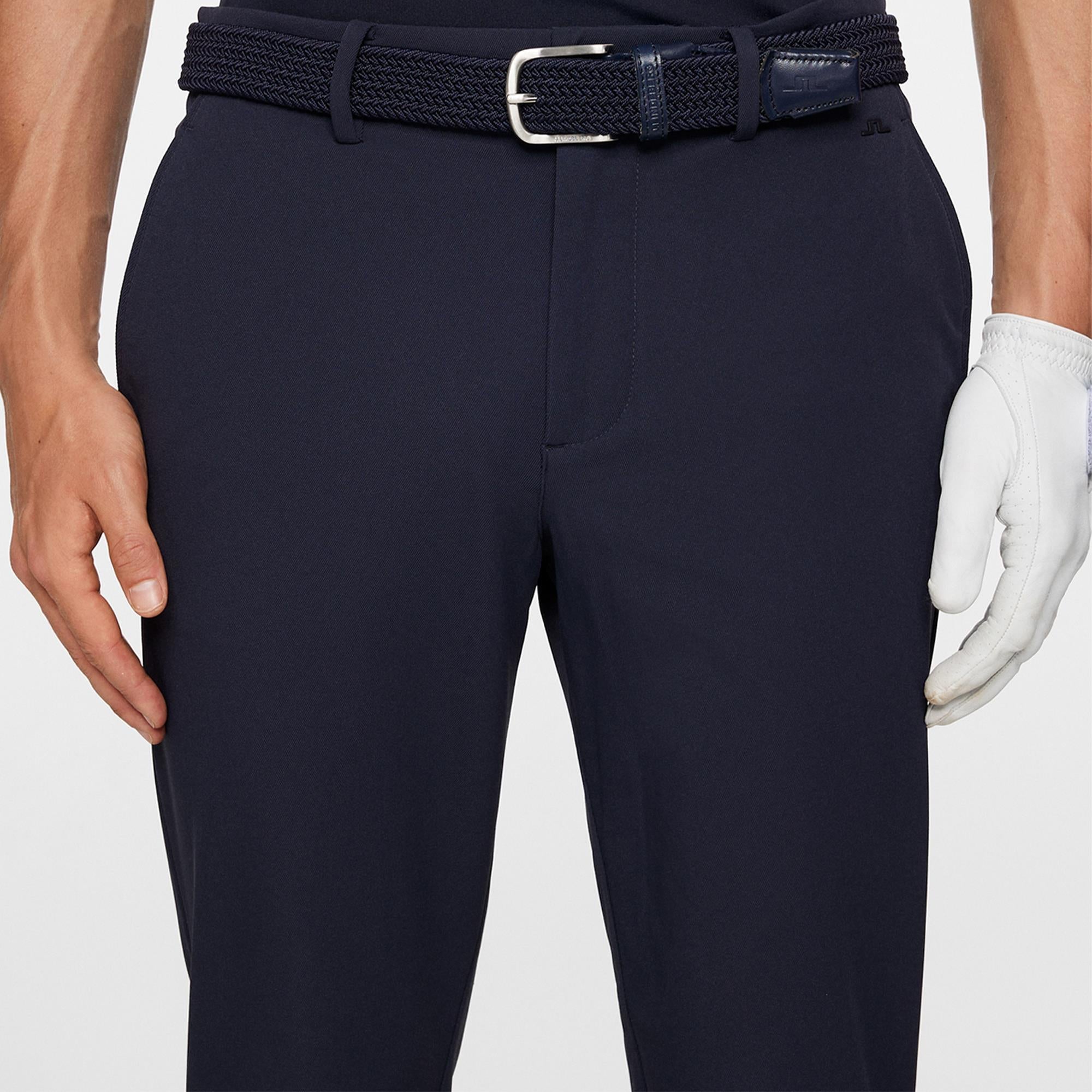 J Lindeberg Axil Fleece Twill Mens Golf Pant Navy-30/30