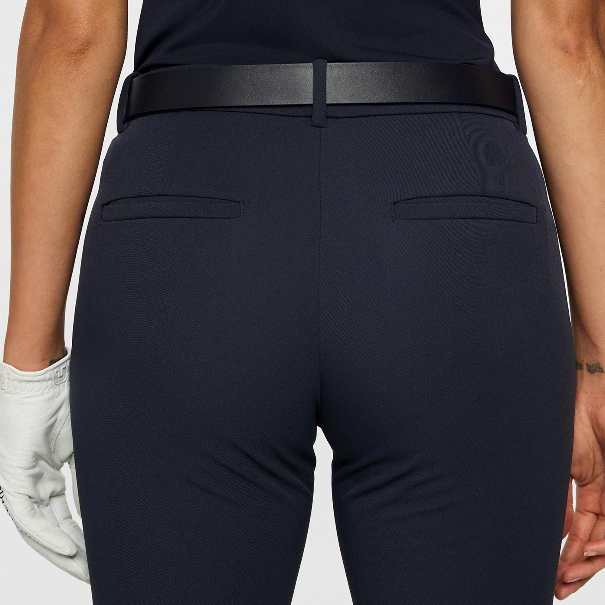 J Lindeberg Lei Fleece Twill Ladies Golf Pants Navy