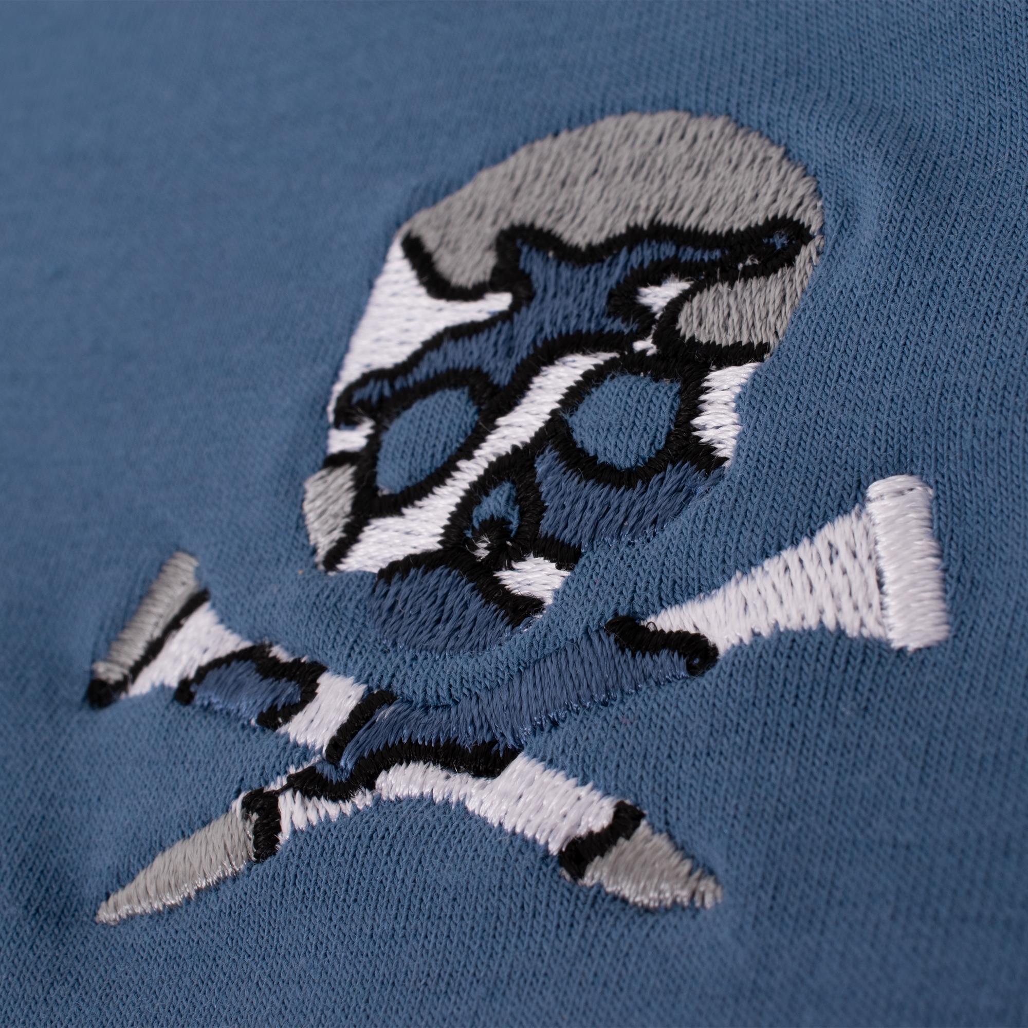 G/FORE Hooded Luxe Quarter Zip Mid Layer Slate