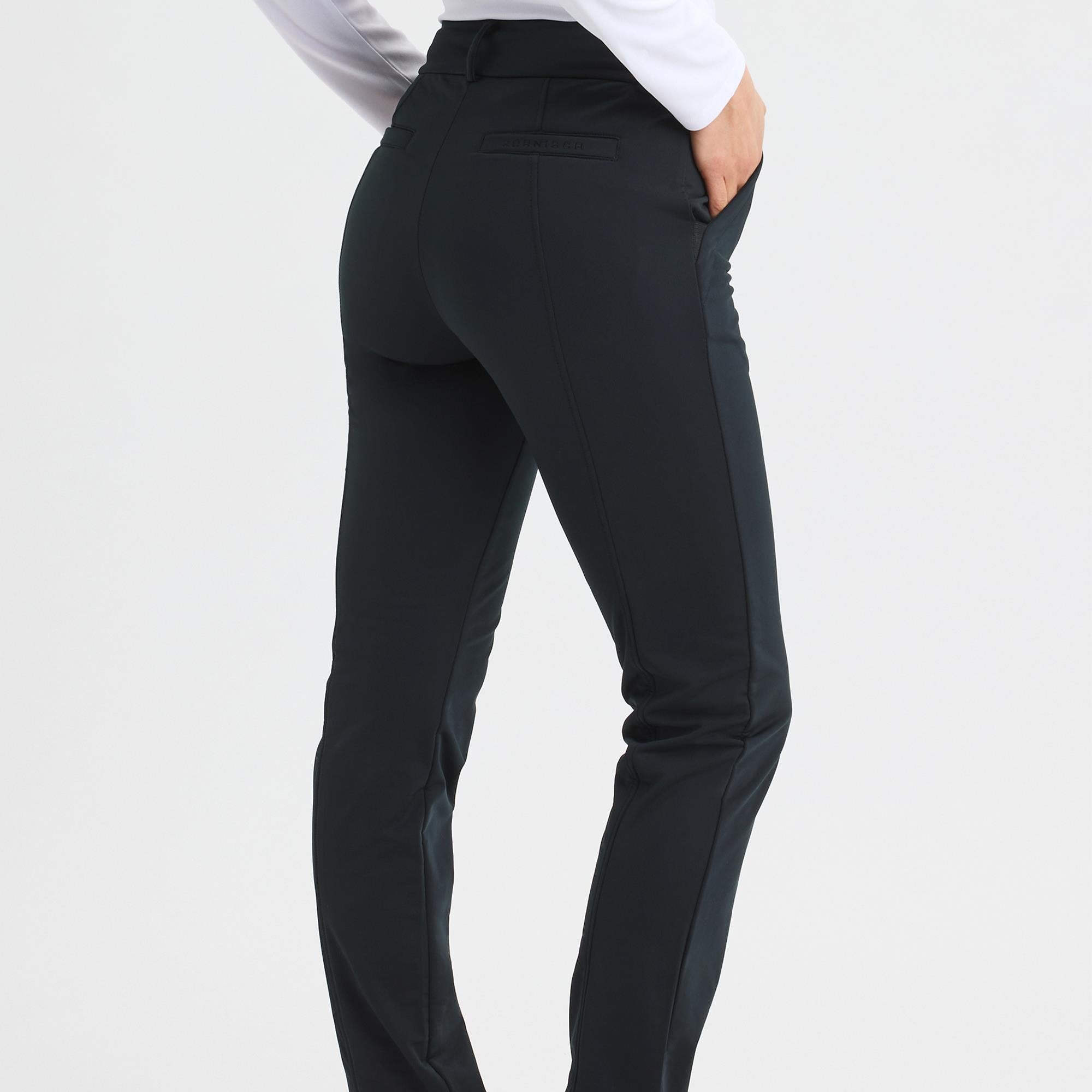 Rohnisch Thermal Stretch Pull On Ladies Winter Golf Trousers Black