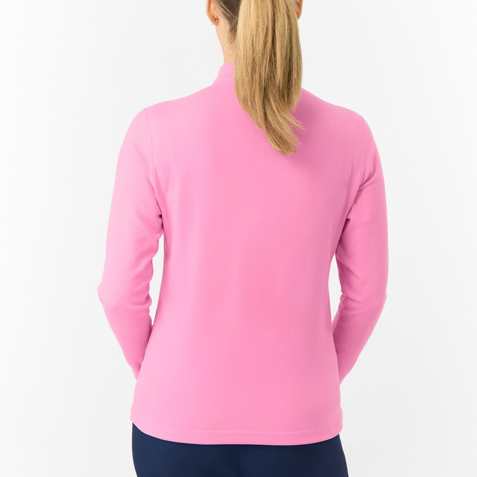 Pure Golf Iris Super Soft  Quarter Zip Ladies Golf Mid Layer Fondant