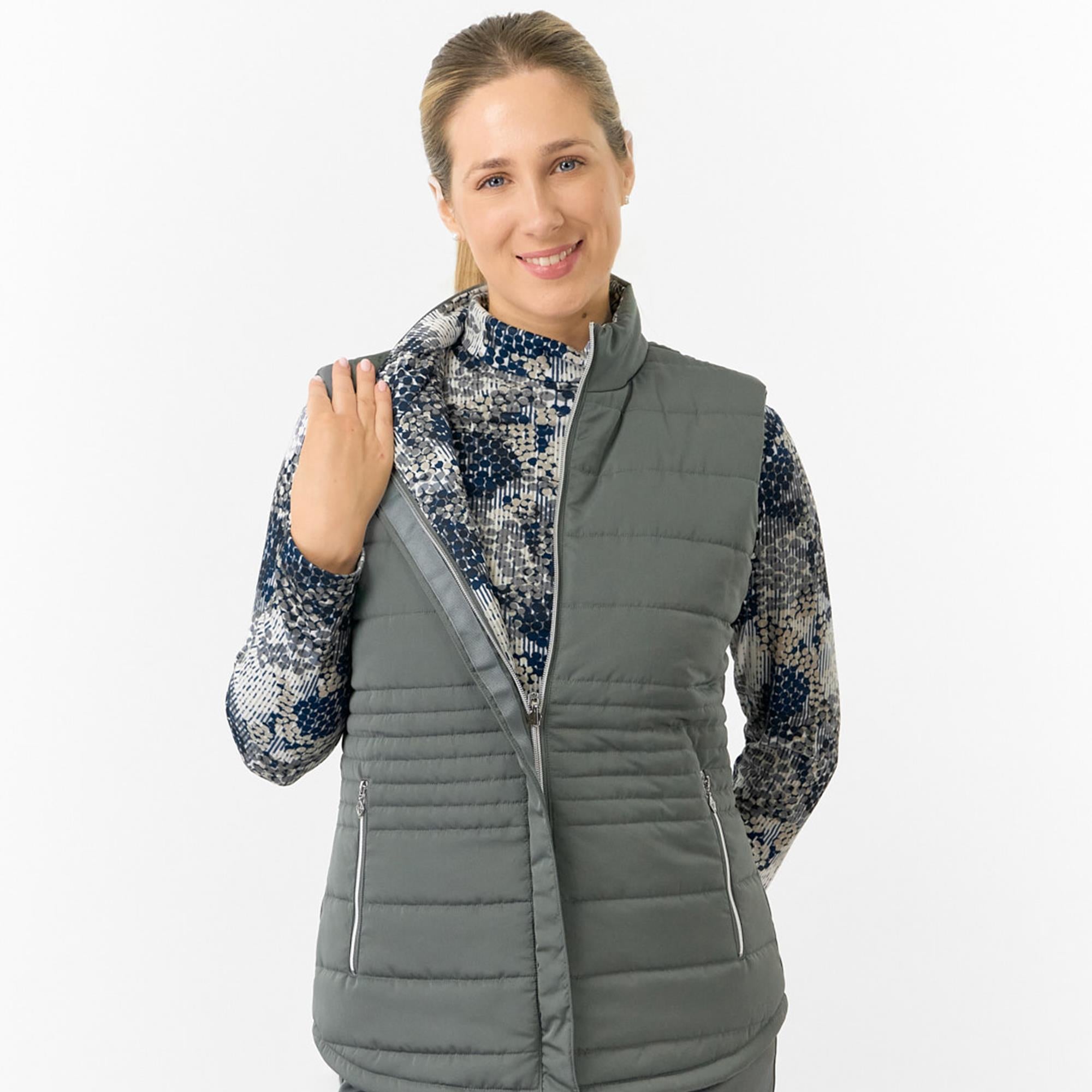 Pure Golf Eve Reversible Ladies Golf Gilet Quiet Glade