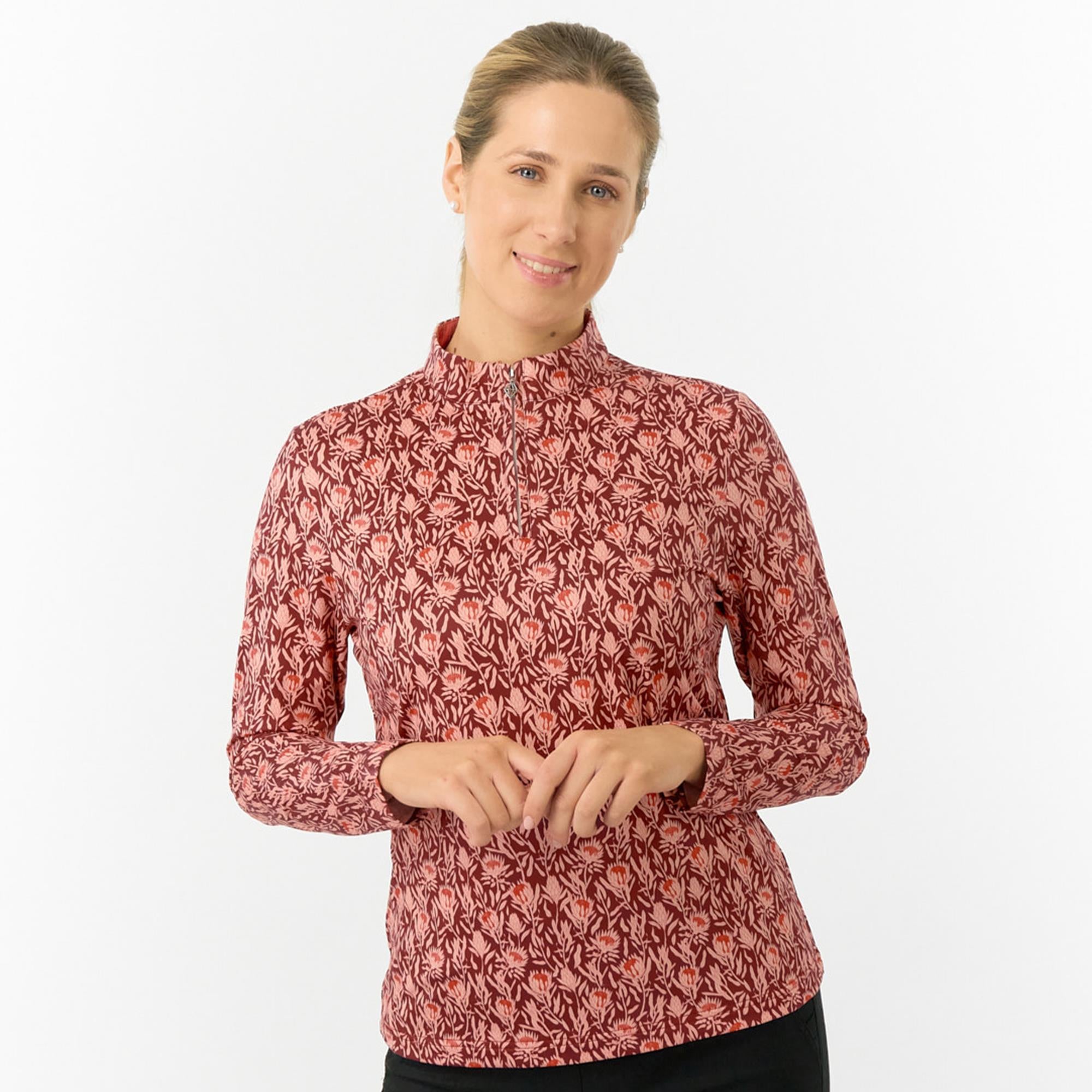 Pure Golf Arusha Ladies Golf Mid Layer Perennial Fields