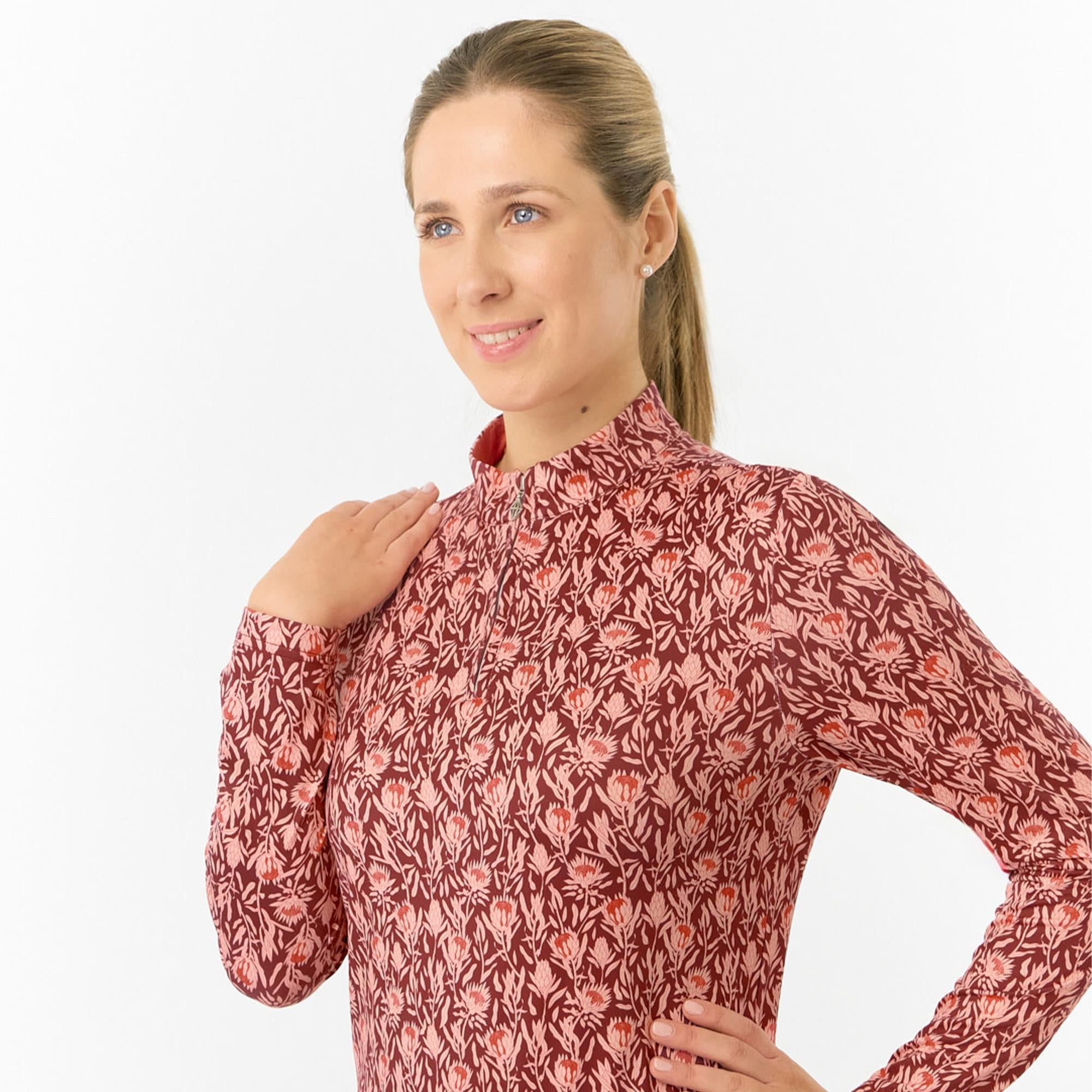 Pure Golf Arusha Ladies Golf Mid Layer Perennial Fields