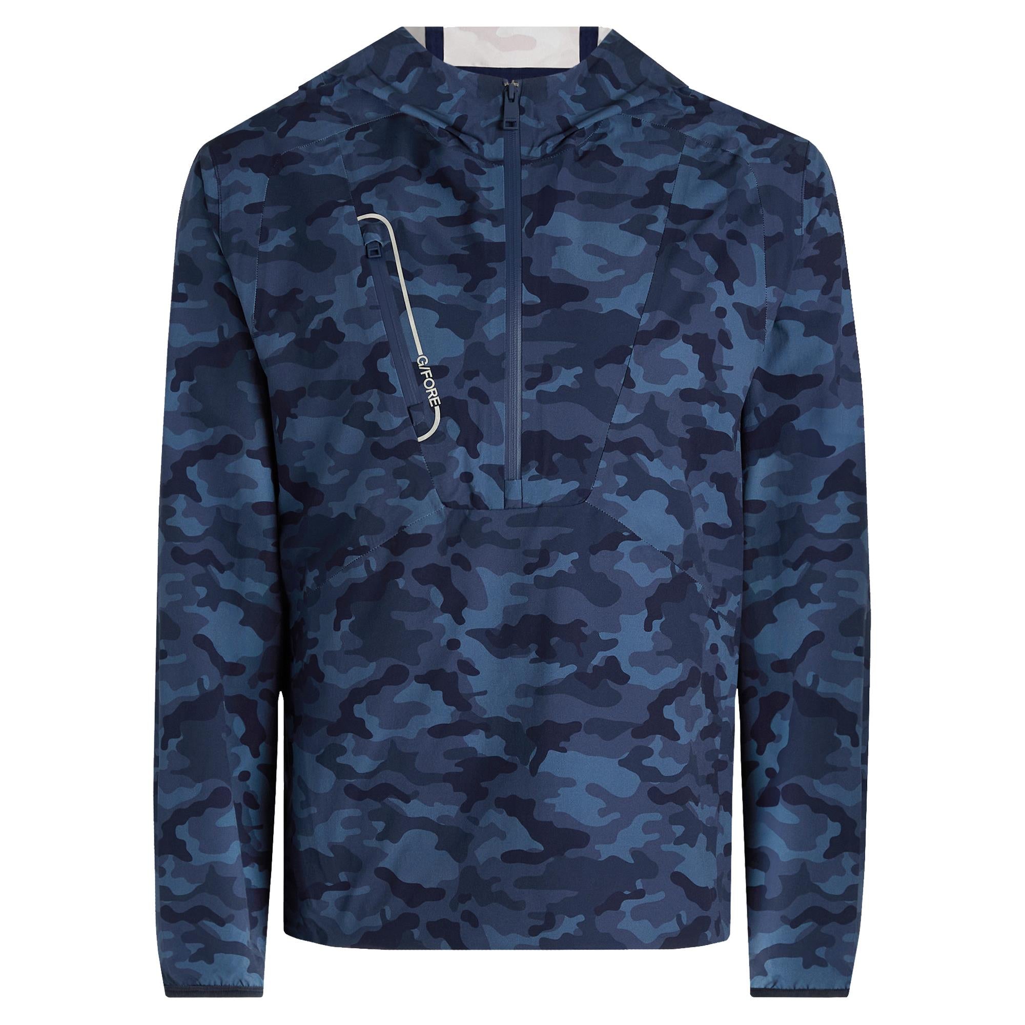 G/FORE Camo Tech Hooded Mens Golf Pullover Twilight Camo