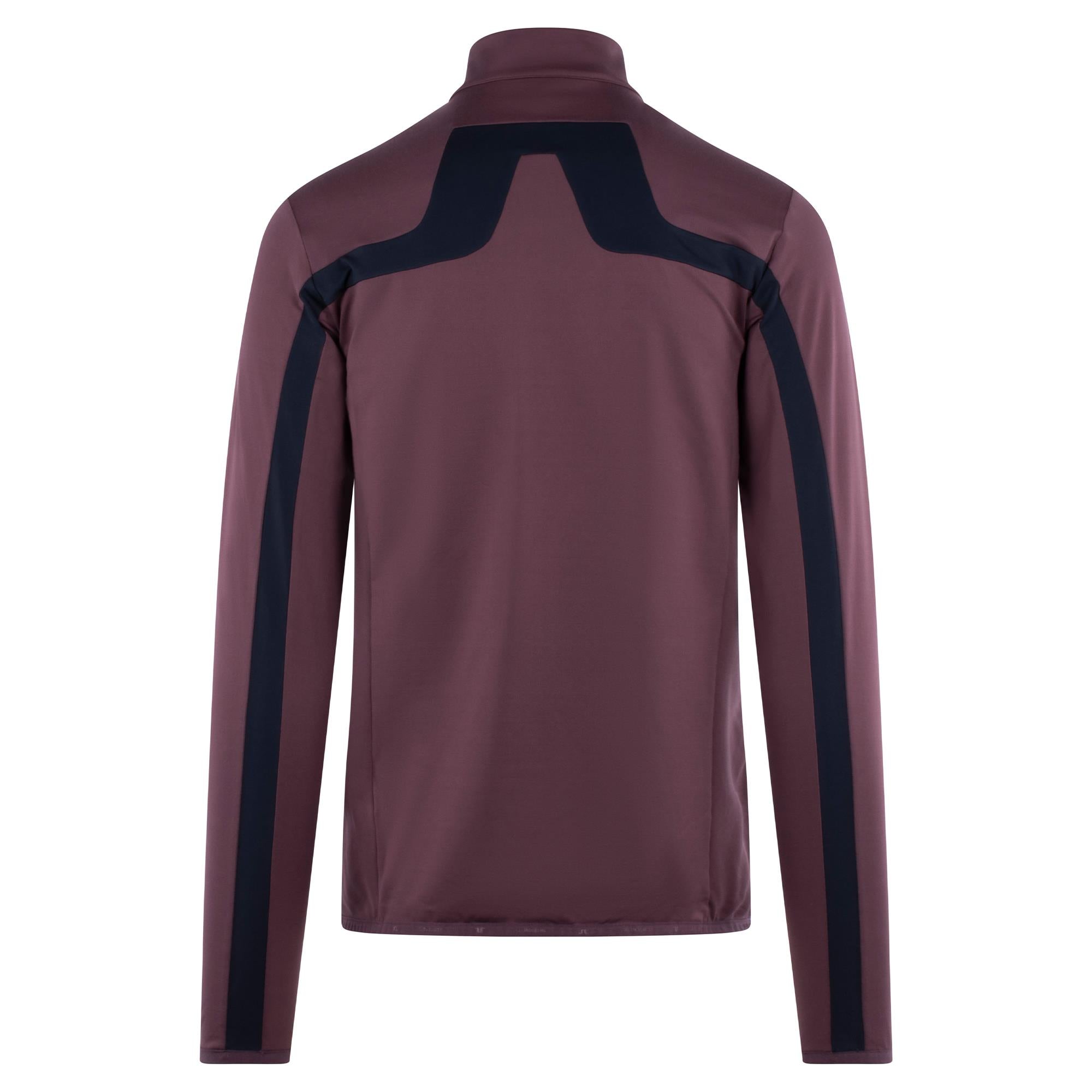 J Lindeberg Jarvis Mens Golf Mid Layer Huckleberry