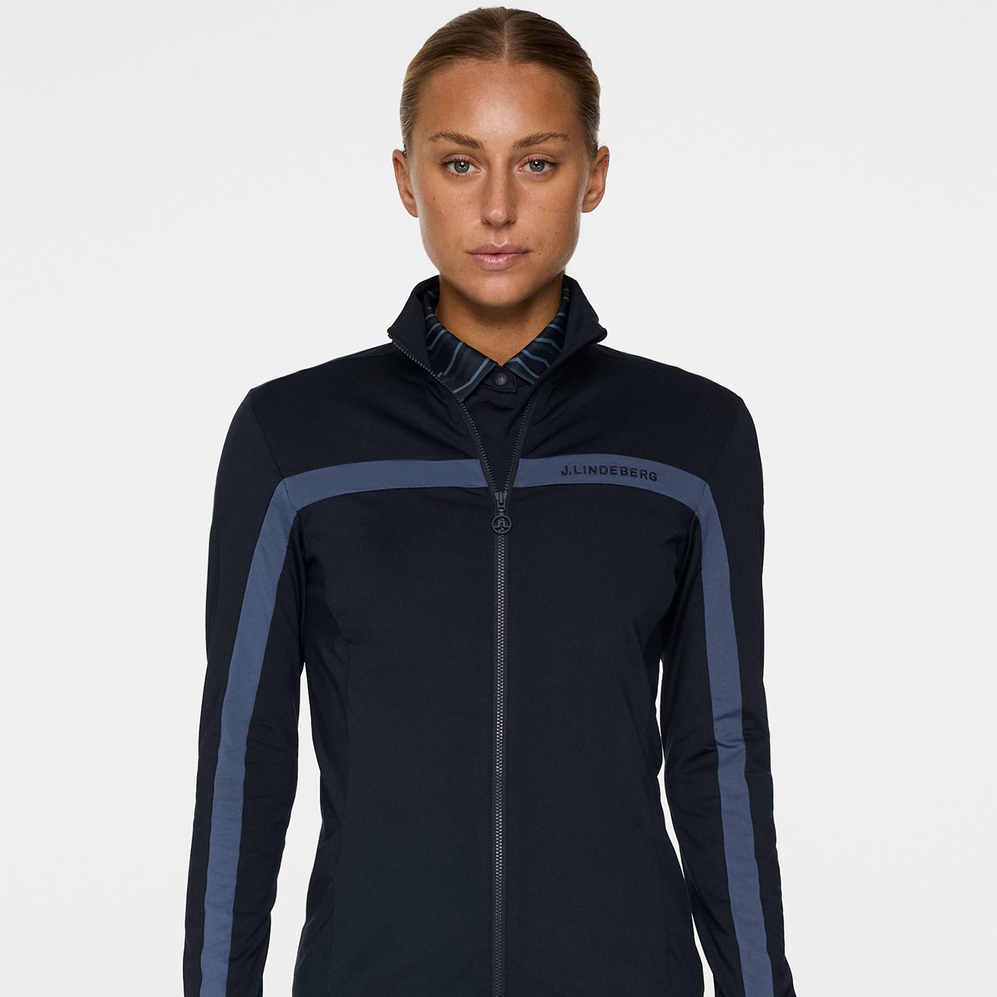 J Lindeberg Seasonal Janice Ladies Golf Mid Layer Navy