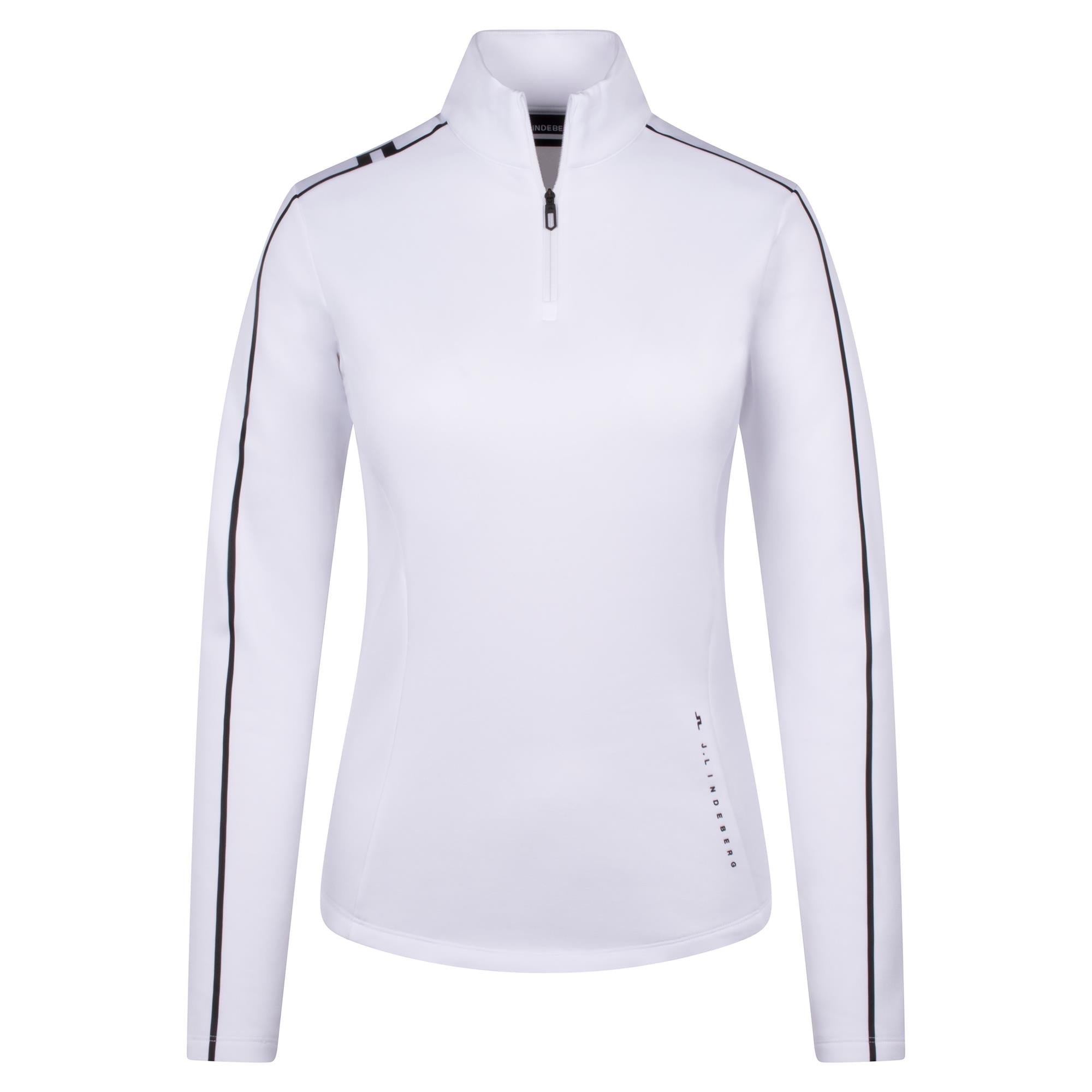 J Lindeberg Nefe Quarter Zip Ladies Golf Mid Layer White