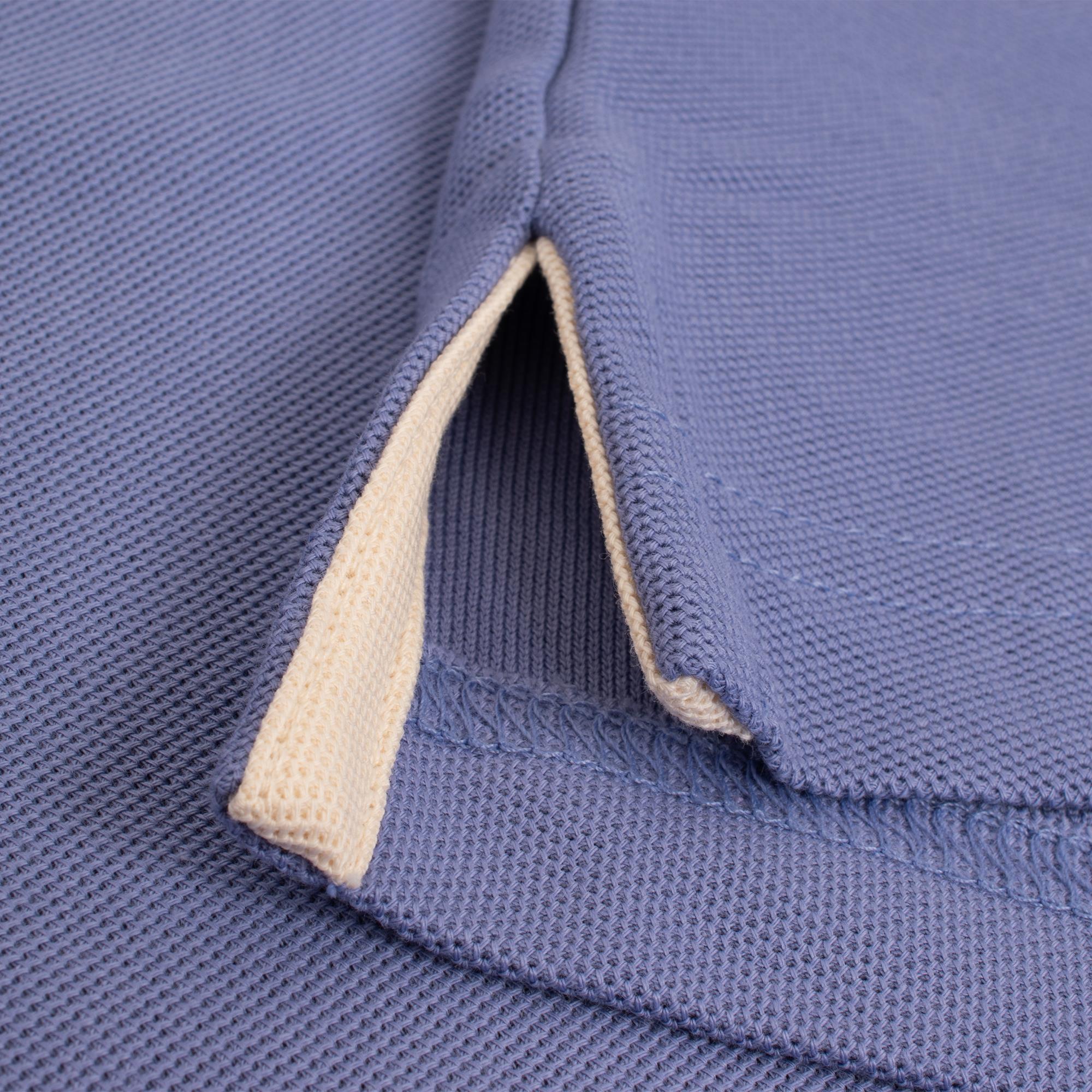 Psycho Bunny Wade Pique Mens Polo Shirt Blue Ice